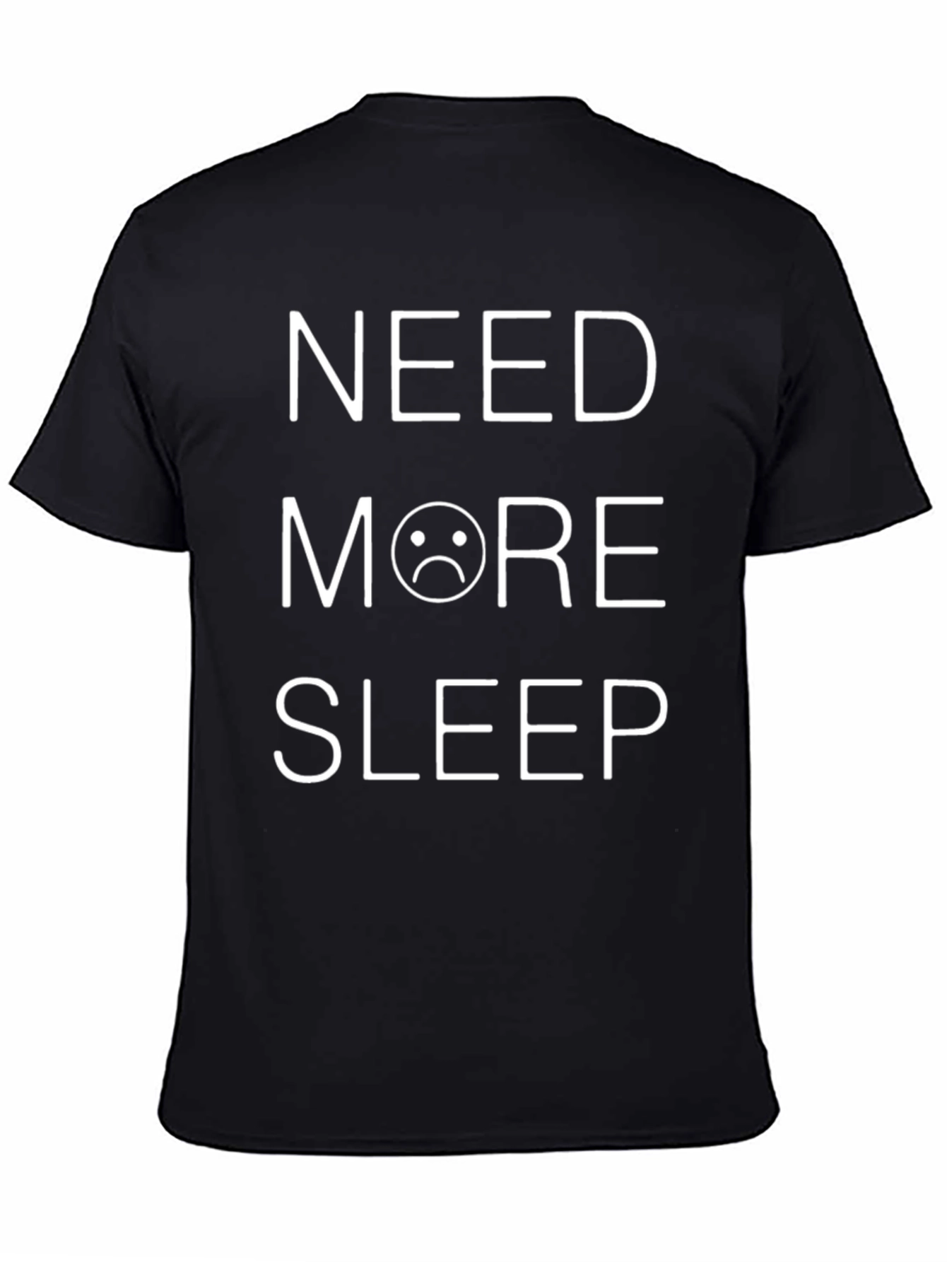 Need More Sleep Black Graphic T-Shirt