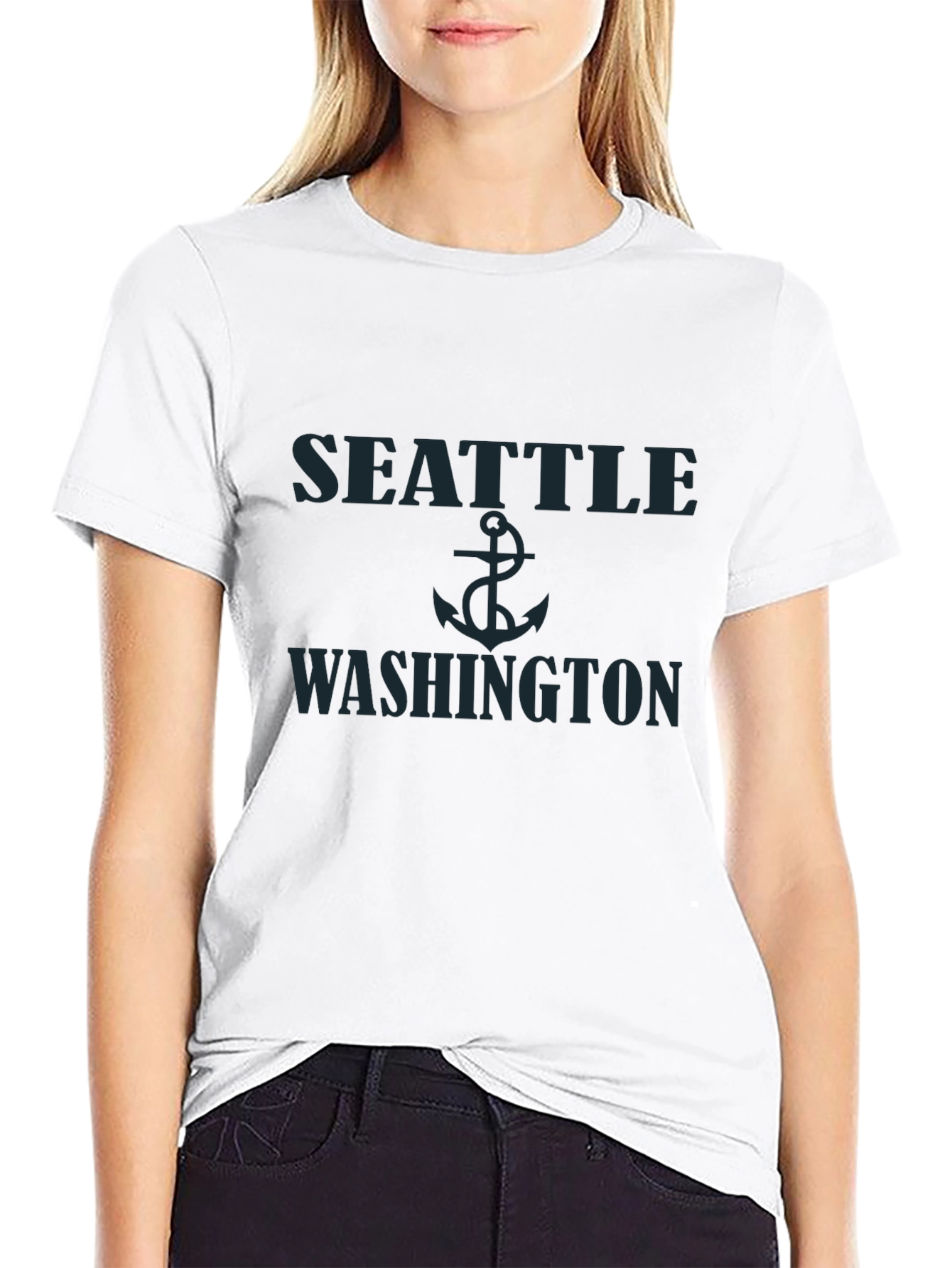 Seattle Washington Anchor Graphic T-Shirt