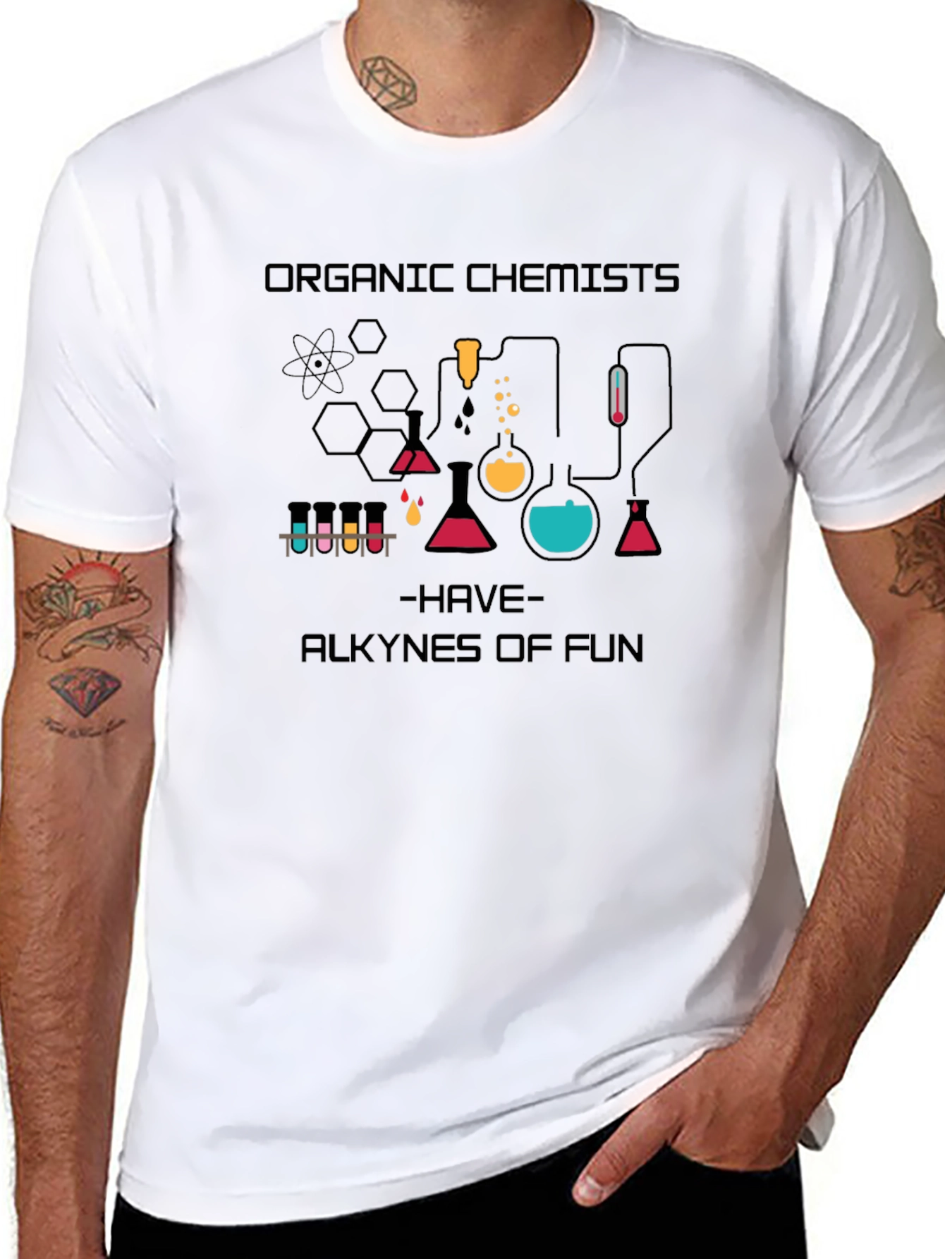 Organic Chemists Have Alkynes of Fun T-Shirt