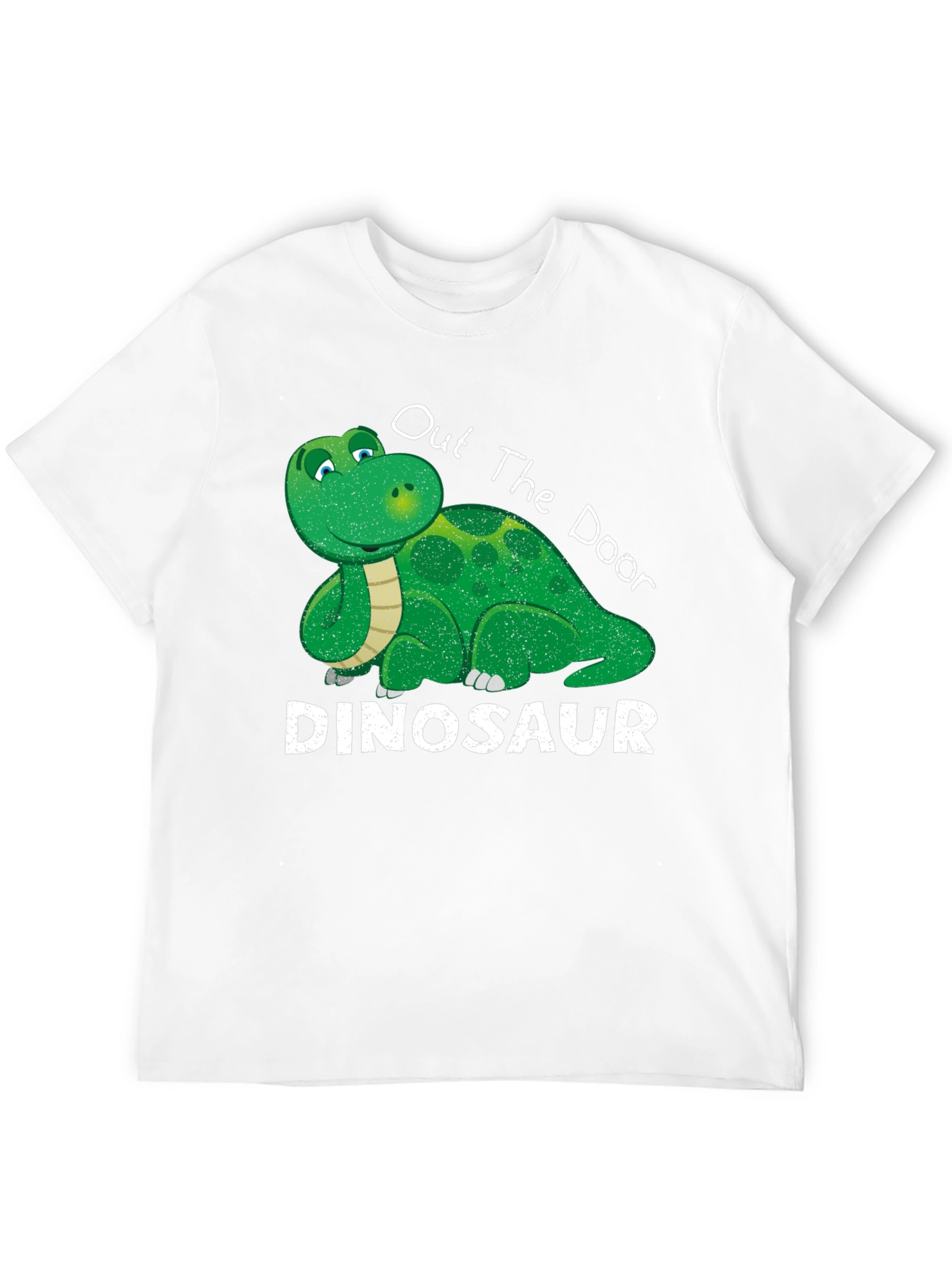 Dinosaur Out The Door Black T-Shirt