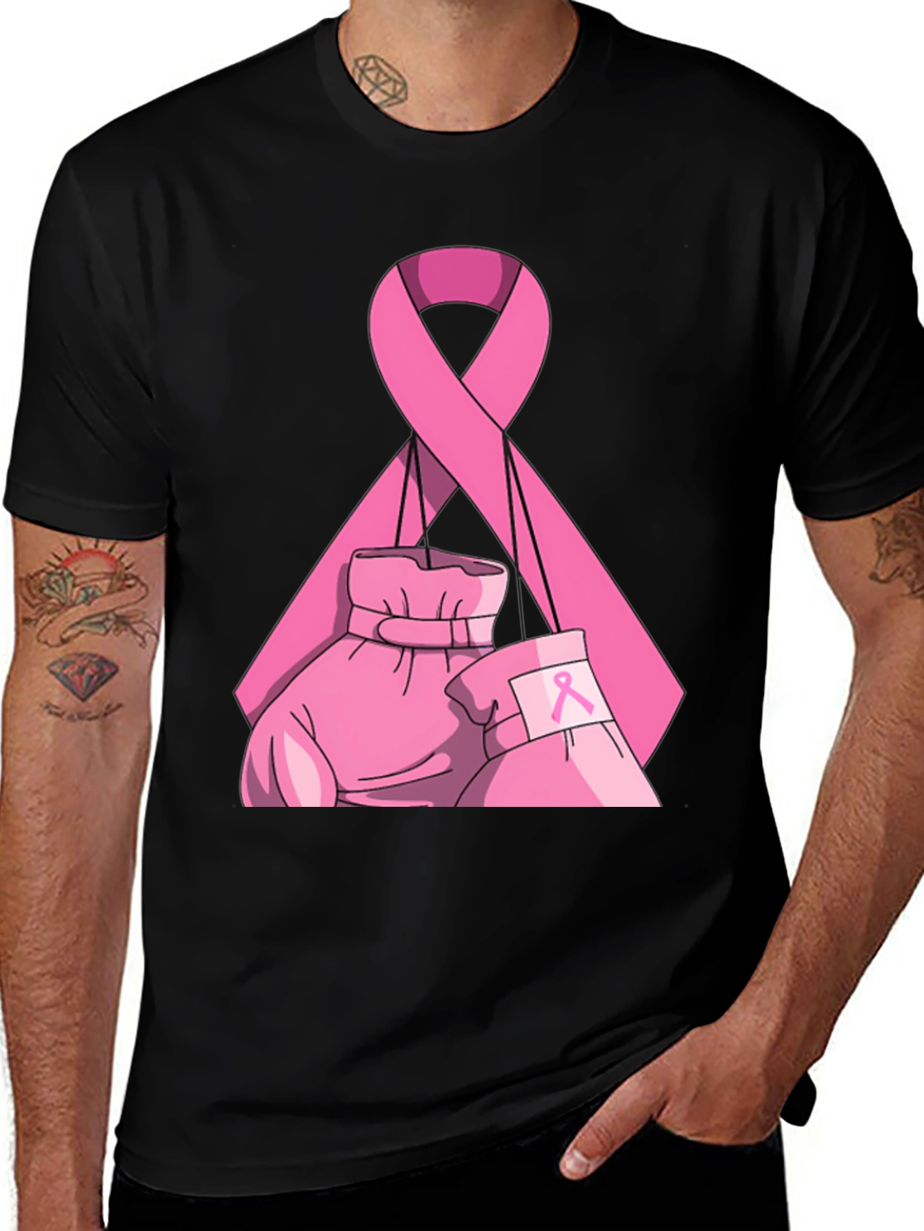 Fight Like a Girl Breast Cancer Awareness T-Shirt