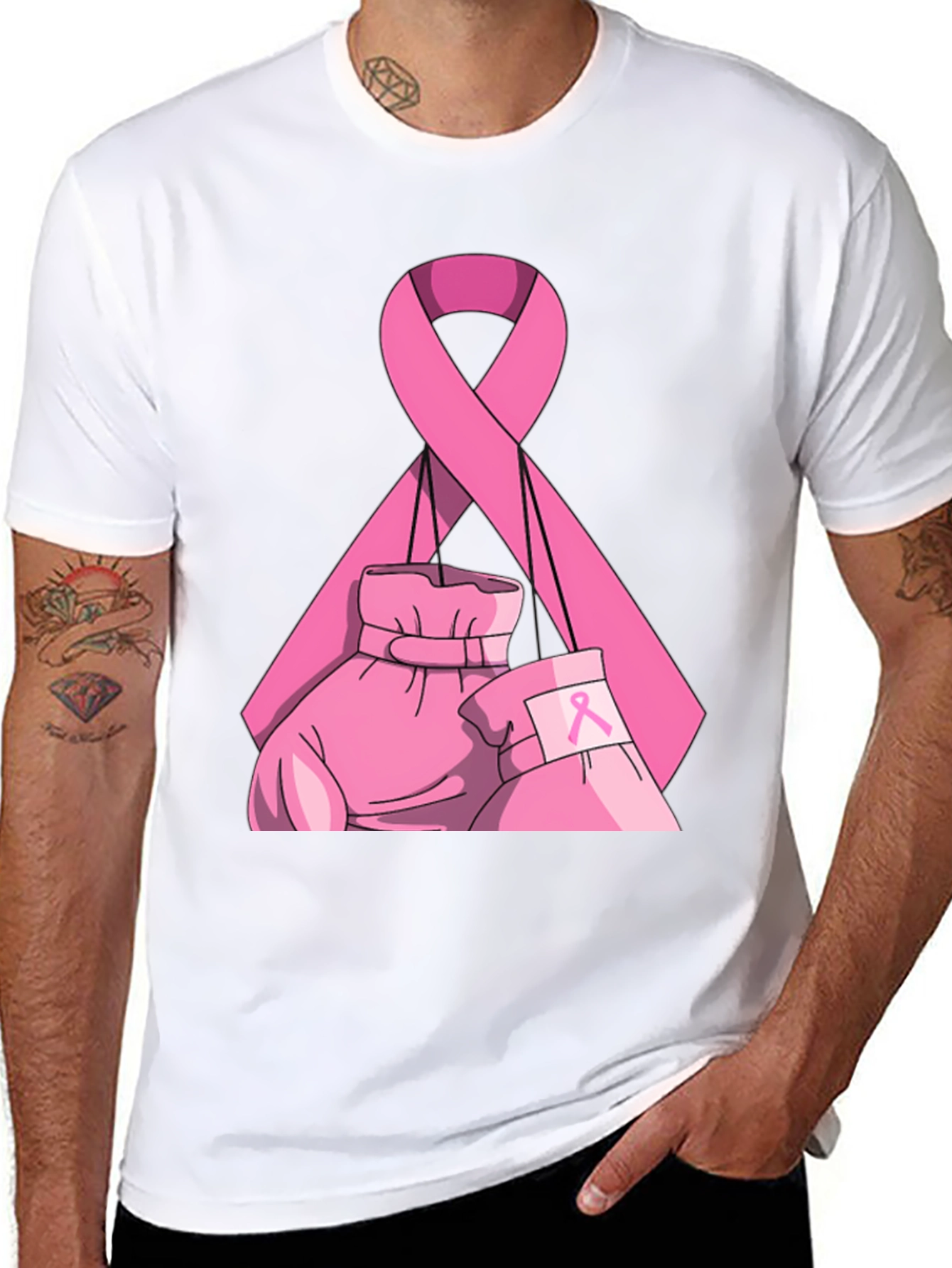 Fight Like a Girl Breast Cancer Awareness T-Shirt