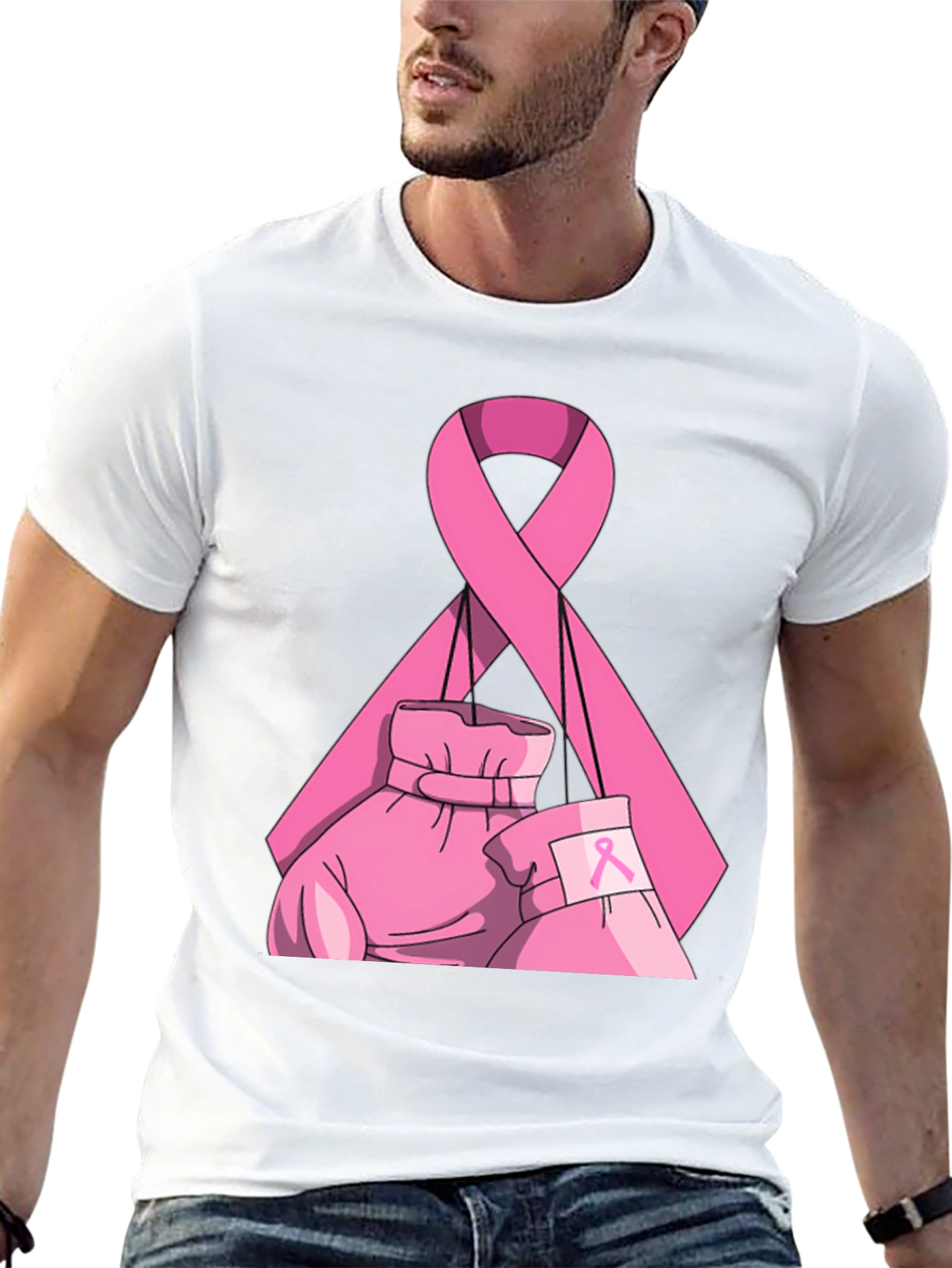 Fight Like a Girl Breast Cancer Awareness T-Shirt