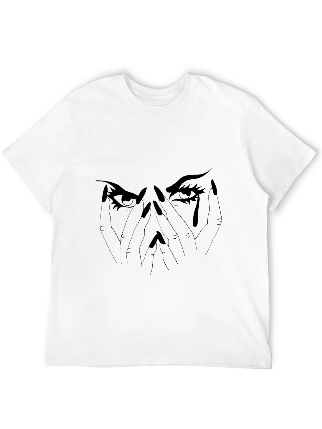 Emo Graphic Tee - Dark Eyes T-Shirt