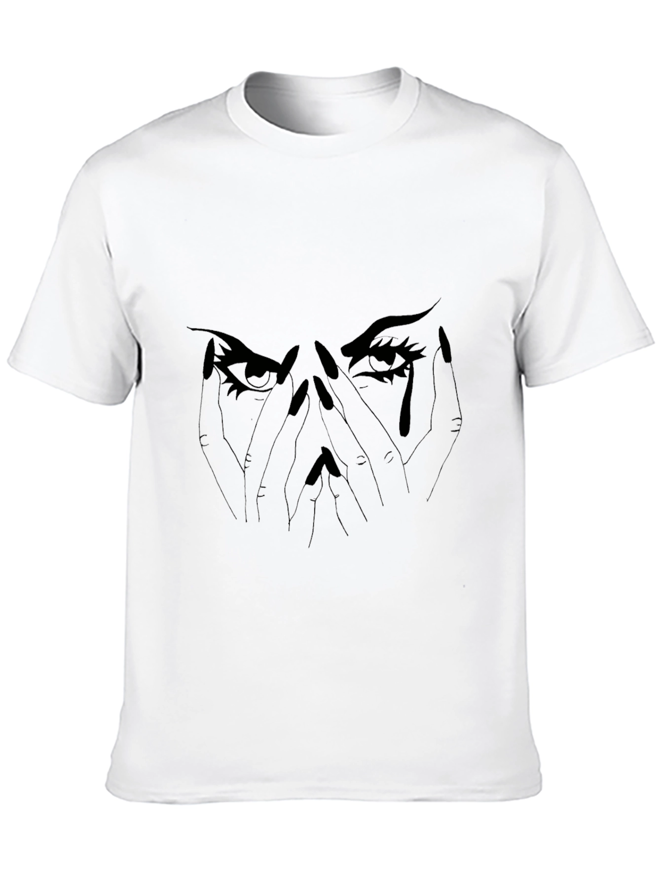 Emo Graphic Tee - Dark Eyes T-Shirt