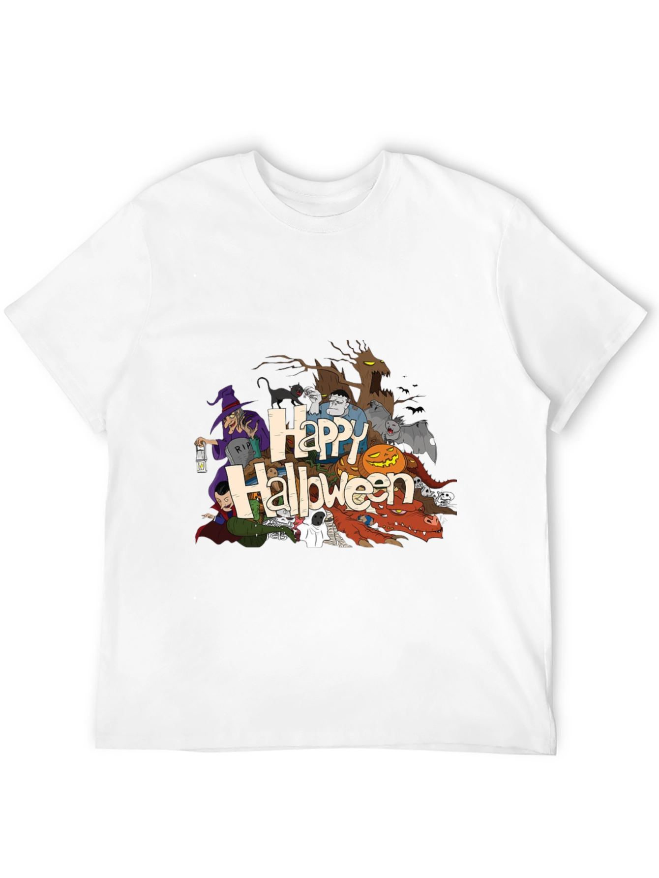 Happy Halloween Cartoon T-Shirt