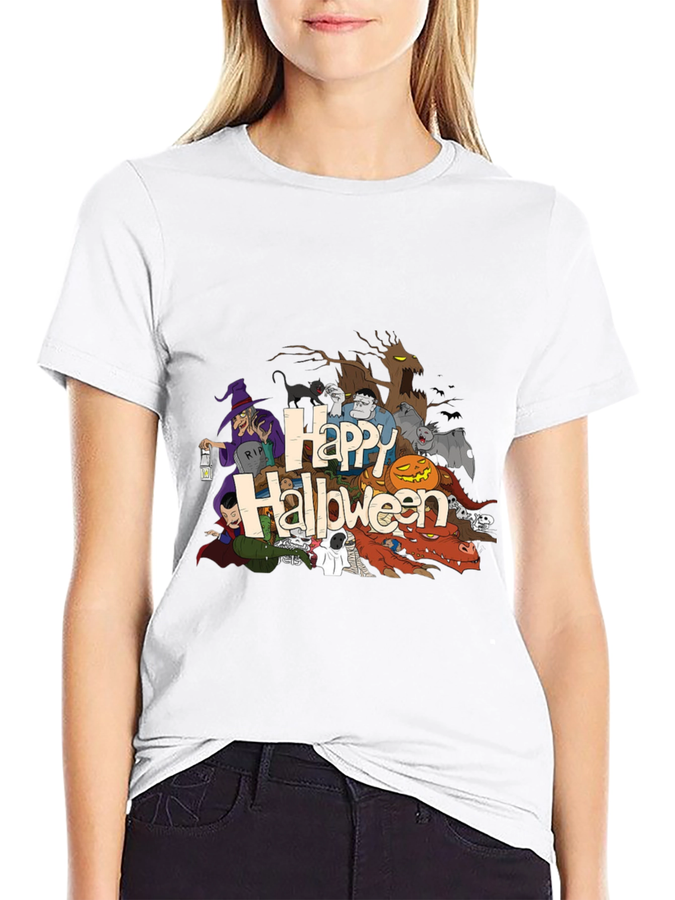 Happy Halloween Cartoon T-Shirt