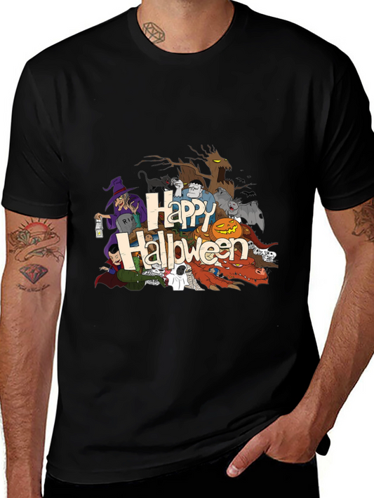 Happy Halloween Cartoon T-Shirt