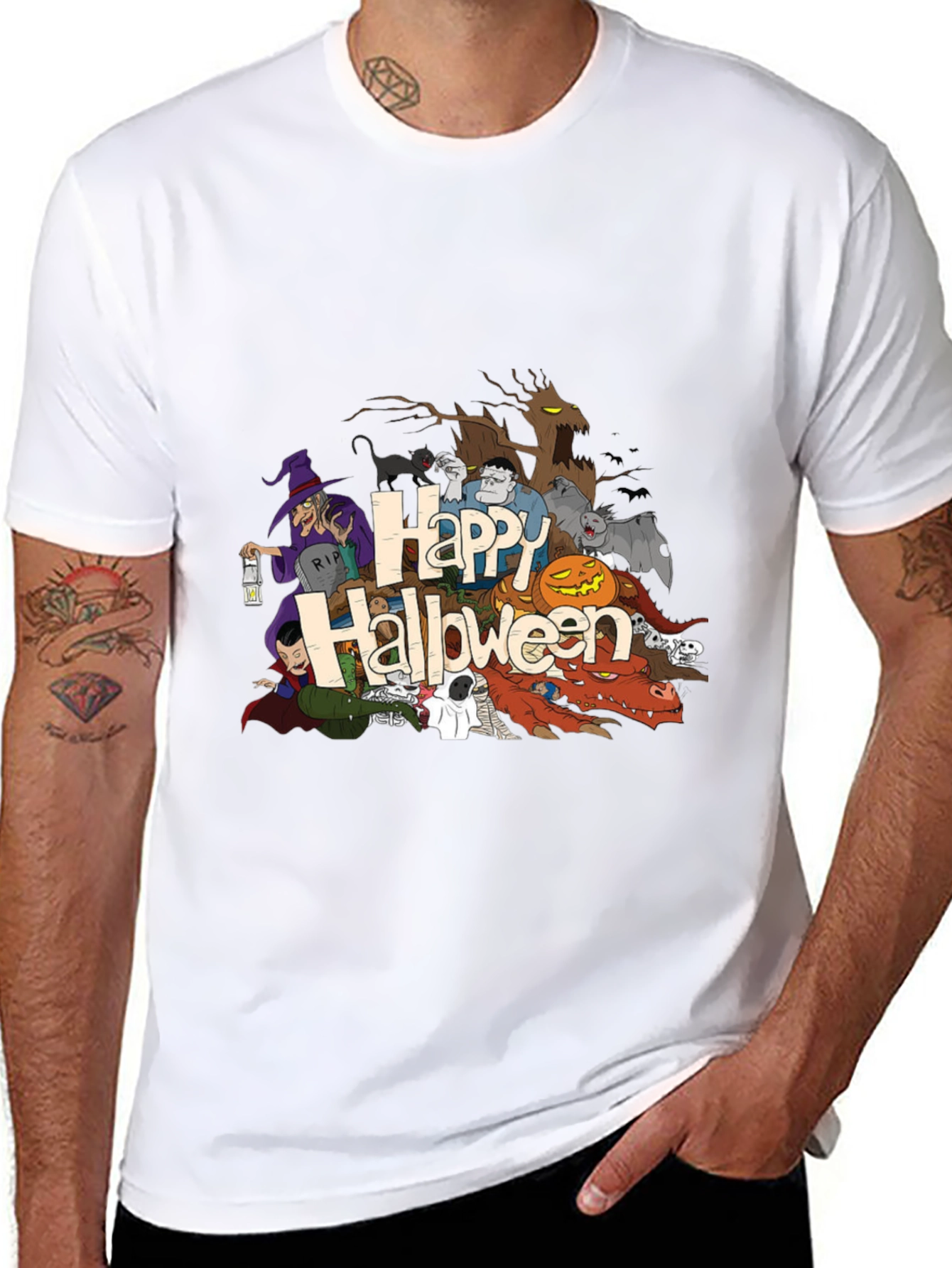 Happy Halloween Cartoon T-Shirt