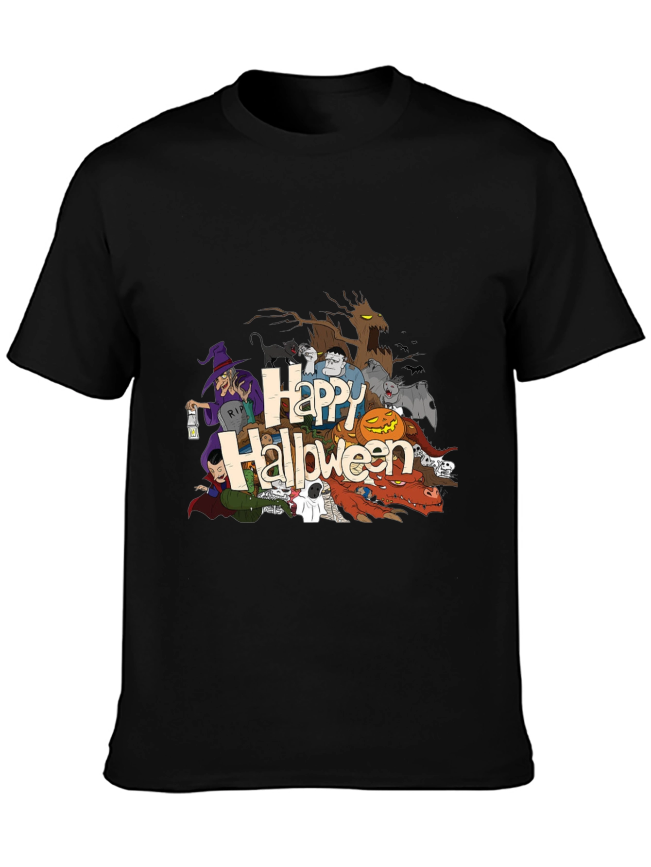 Happy Halloween Cartoon T-Shirt