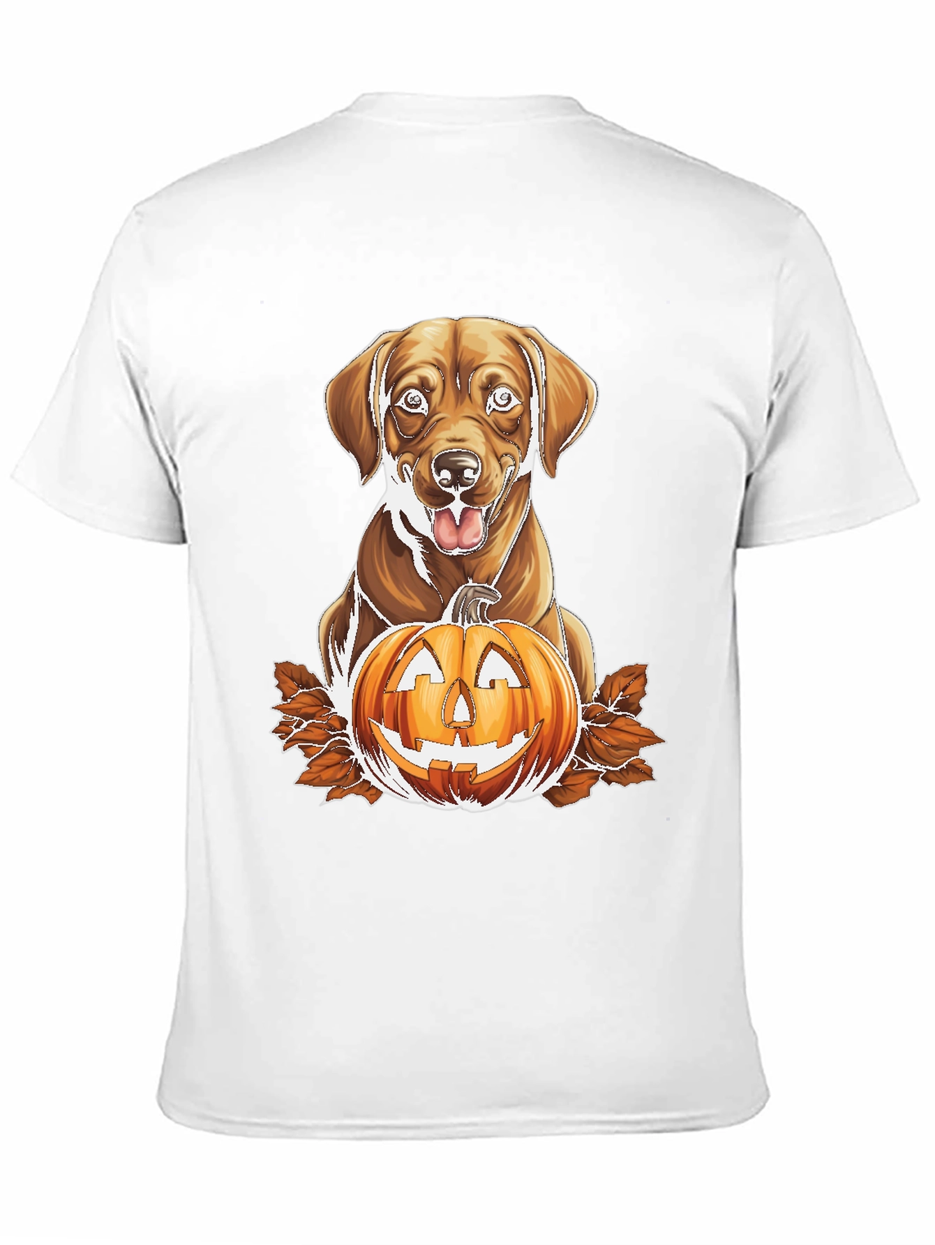 Labrador and Jack-o-Lantern Graphic Tee
