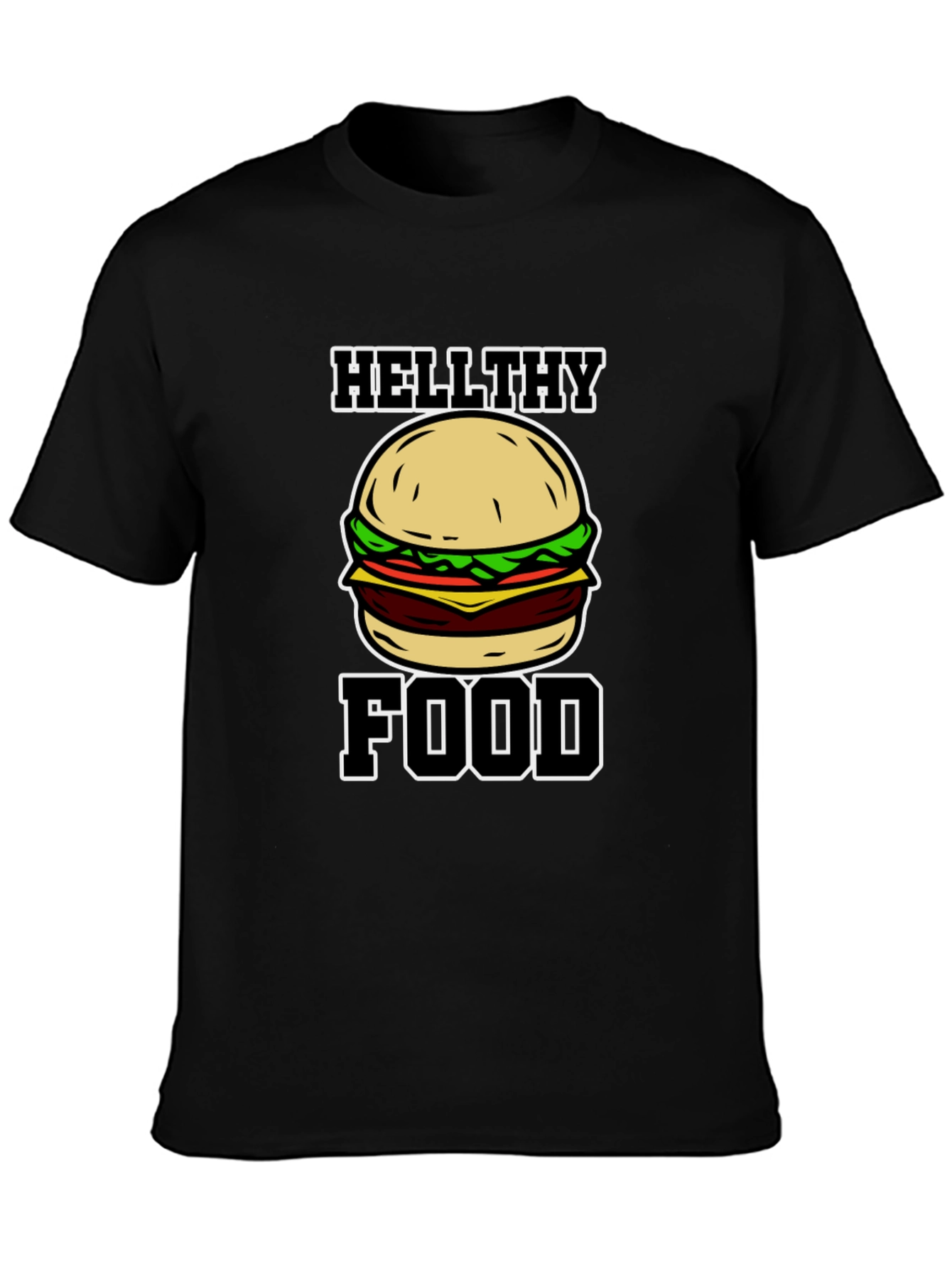 Hellthy Food Graphic T-Shirt