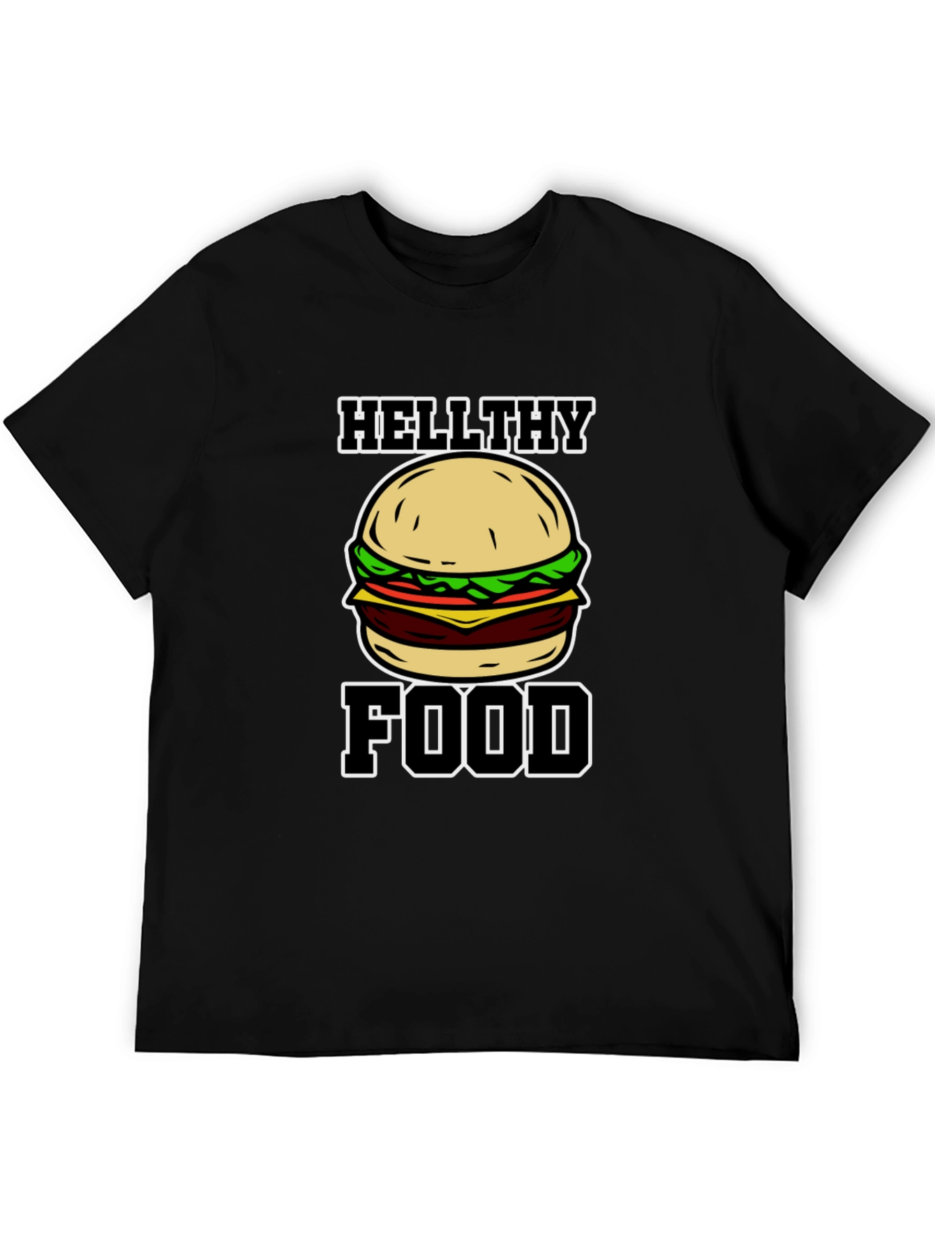 Hellthy Food Graphic T-Shirt