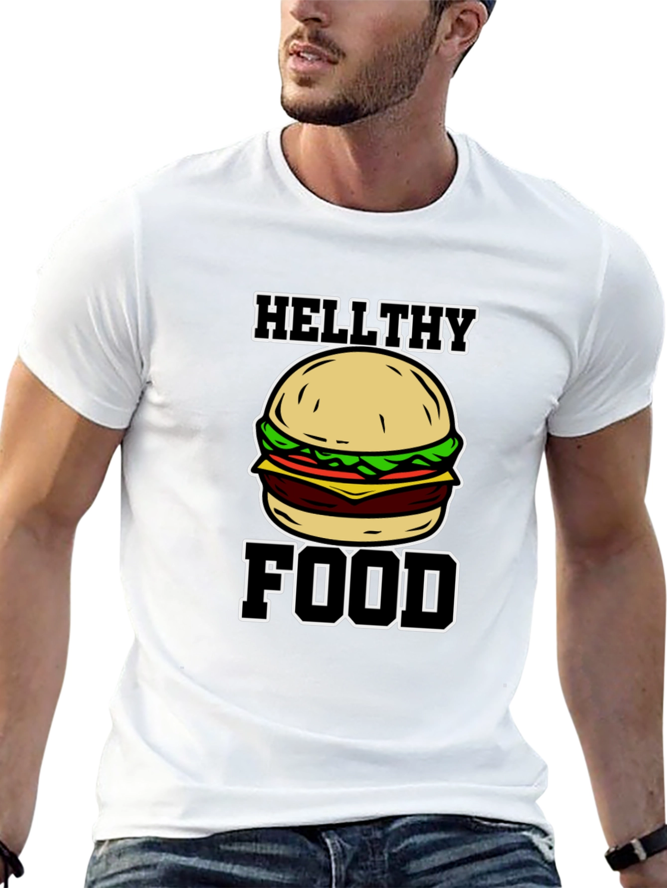 Hellthy Food Graphic T-Shirt