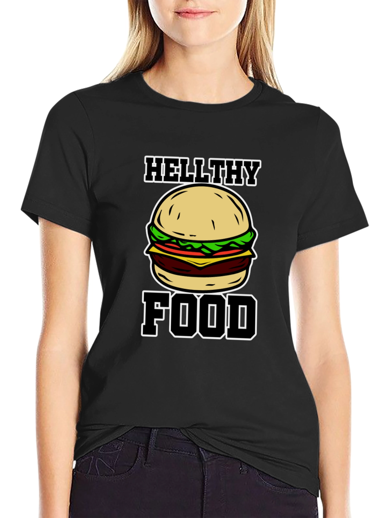 Hellthy Food Graphic T-Shirt