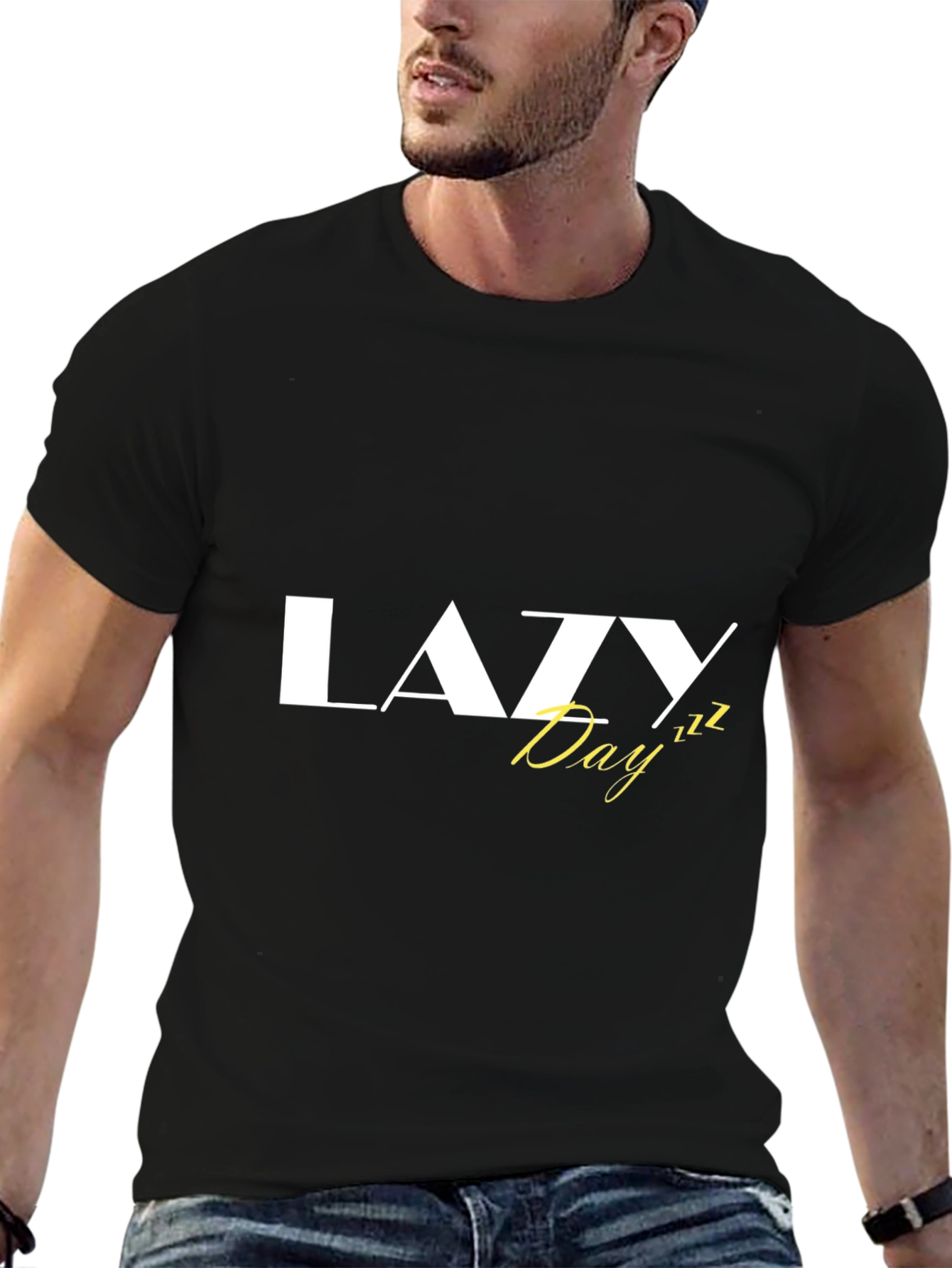 Lazy Day Graphic Tee - Casual Comfort