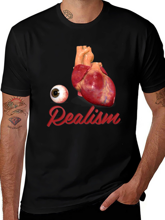 Realistic Anatomy T-Shirt - Eye Heart & Realism Design