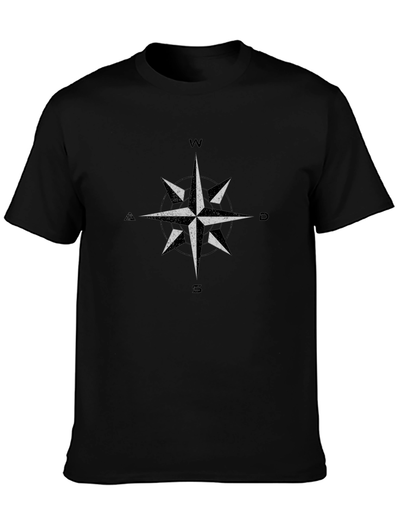 Compass Rose Graphic Tee - Classic Nautical Style
