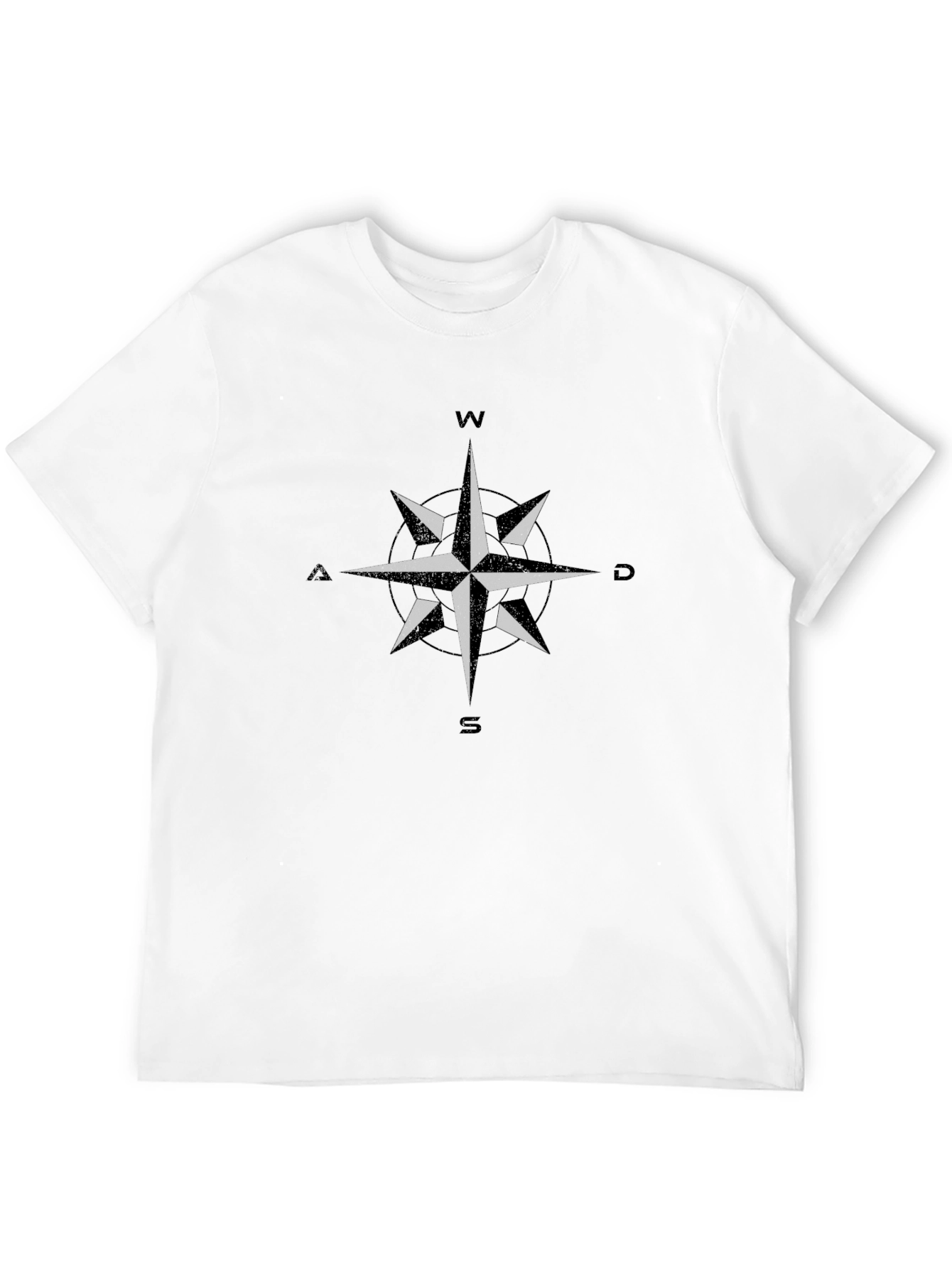 Compass Rose Graphic Tee - Classic Nautical Style
