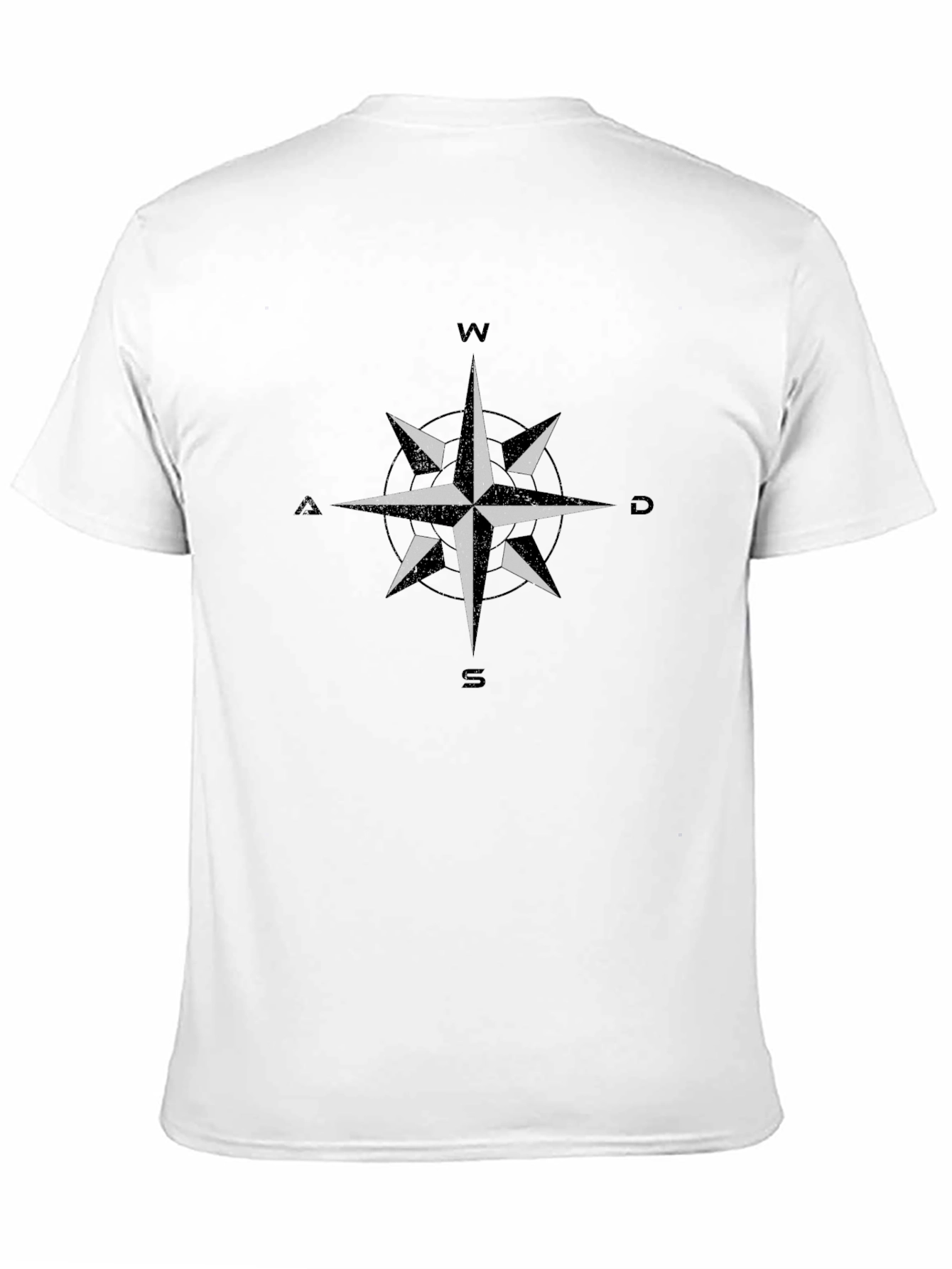 Compass Rose Graphic Tee - Classic Nautical Style