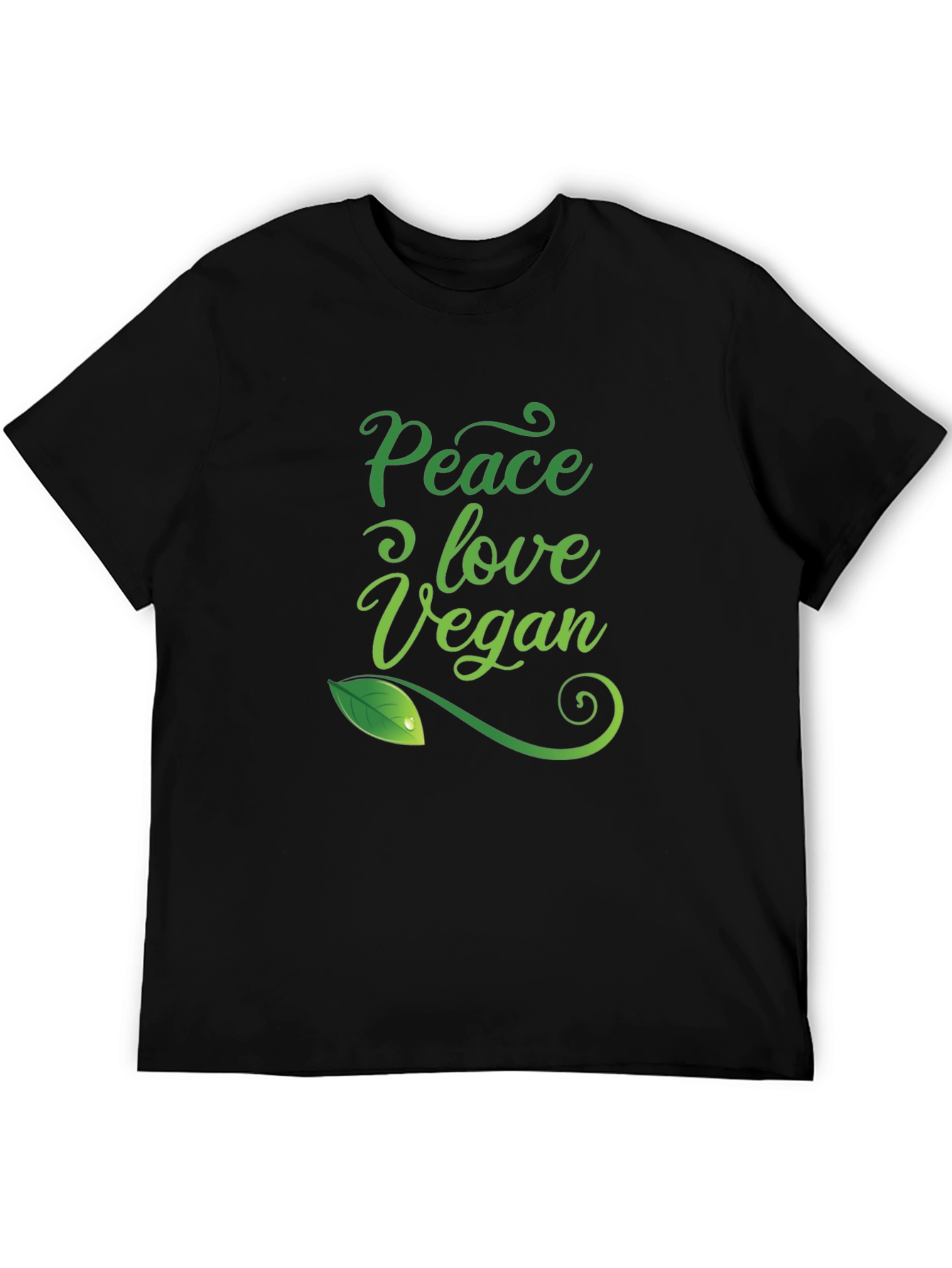 Peace Love Vegan Graphic T-Shirt