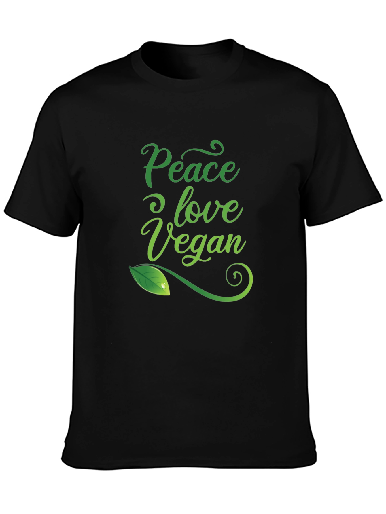 Peace Love Vegan Graphic T-Shirt