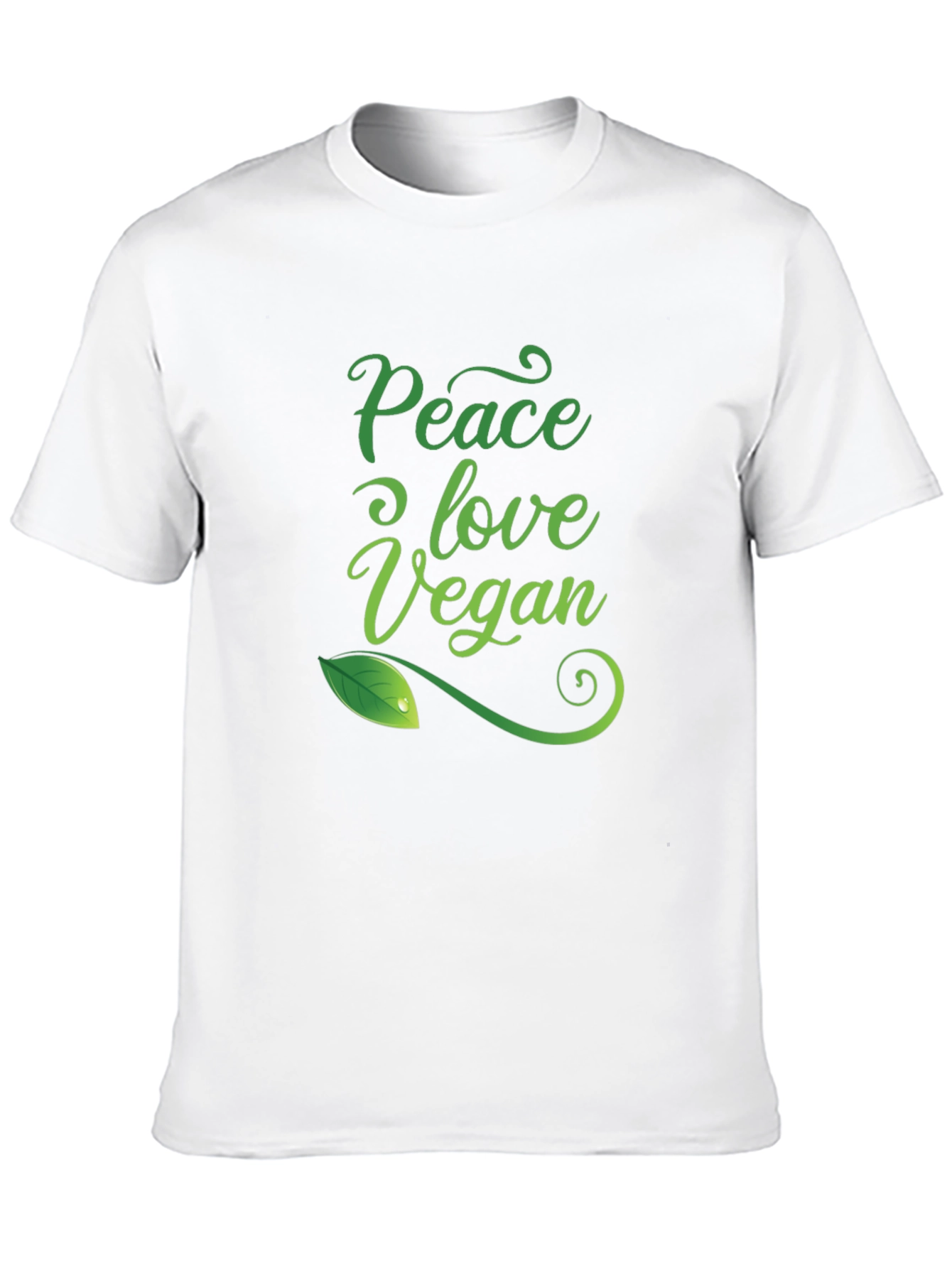 Peace Love Vegan Graphic T-Shirt