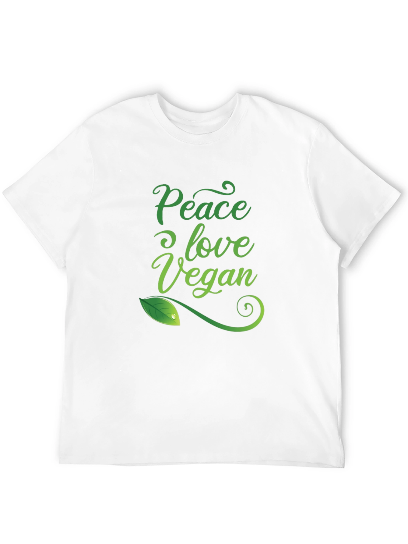 Peace Love Vegan Graphic T-Shirt