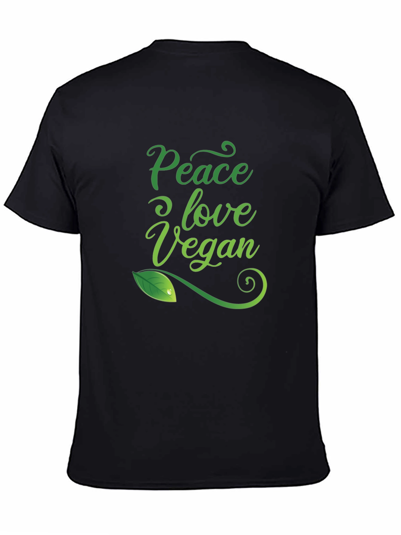 Peace Love Vegan Graphic T-Shirt