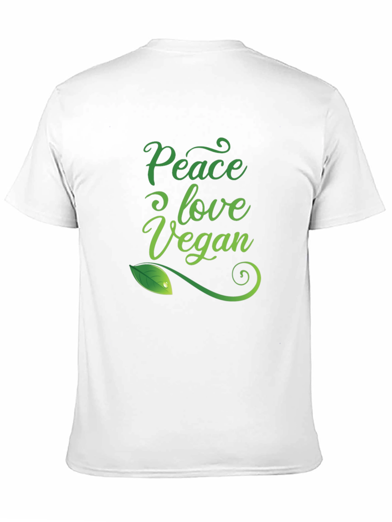 Peace Love Vegan Graphic T-Shirt