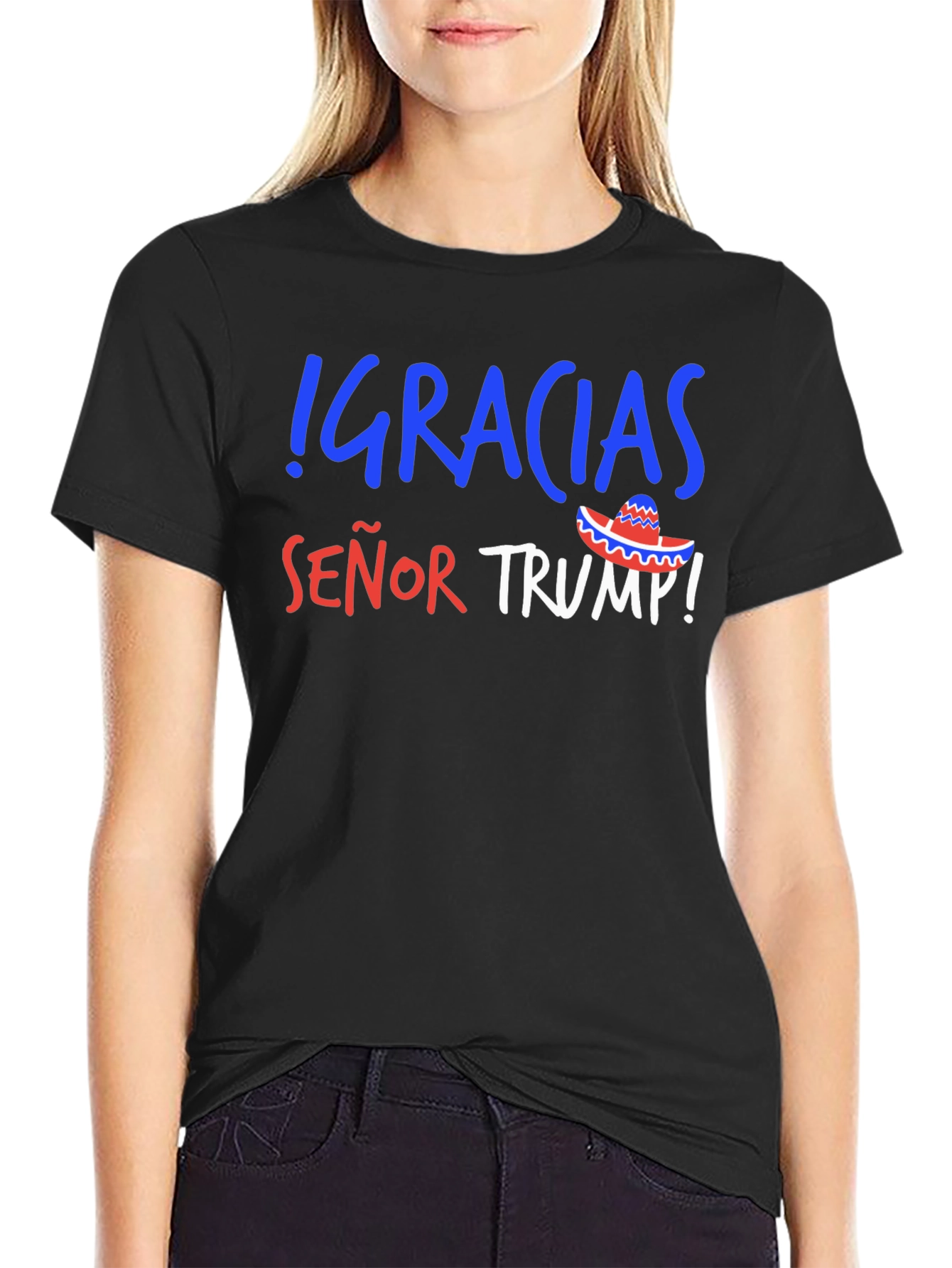 Gracias Senor Trump T-Shirt Political Statement Tee