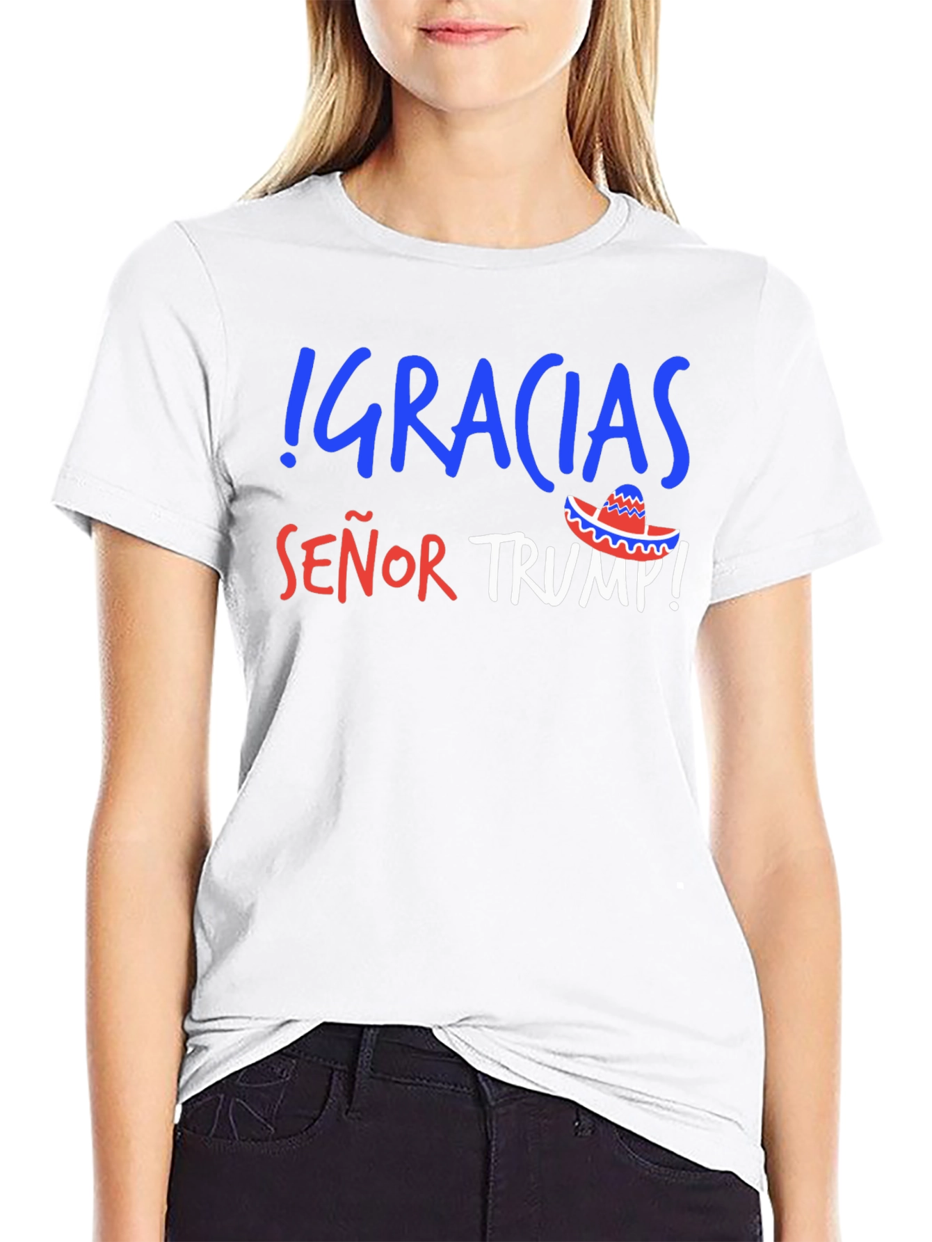Gracias Senor Trump T-Shirt Political Statement Tee