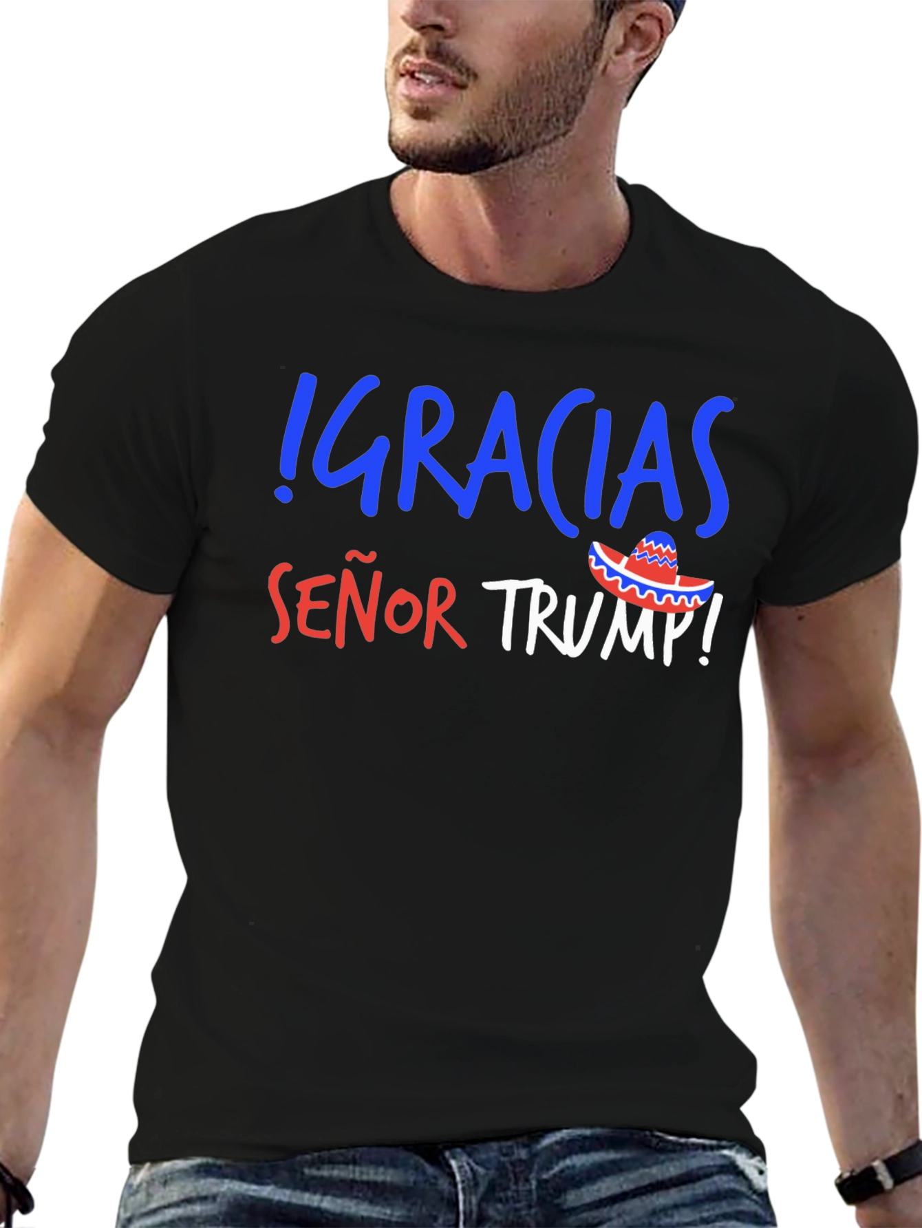 Gracias Senor Trump T-Shirt Political Statement Tee
