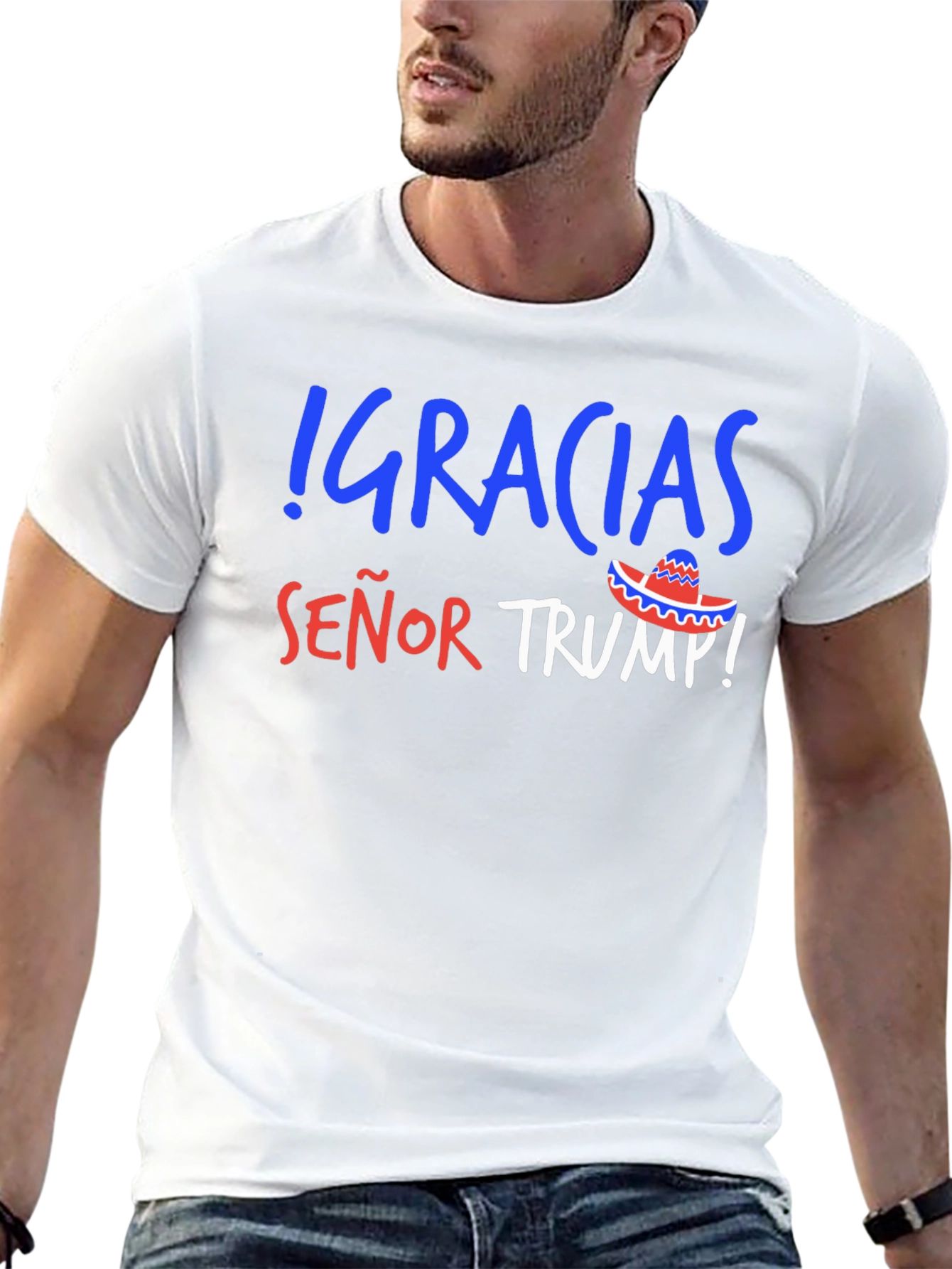 Gracias Senor Trump T-Shirt Political Statement Tee
