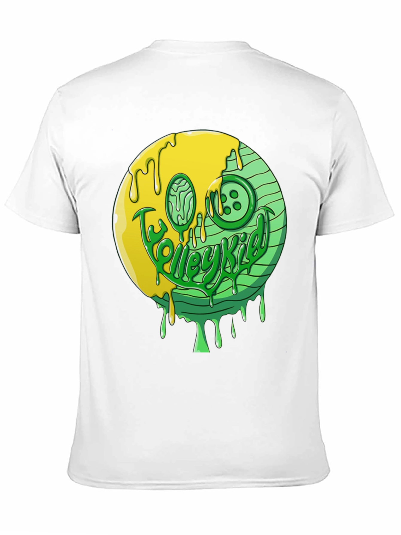 Melting Smiley Face Graphic Tee