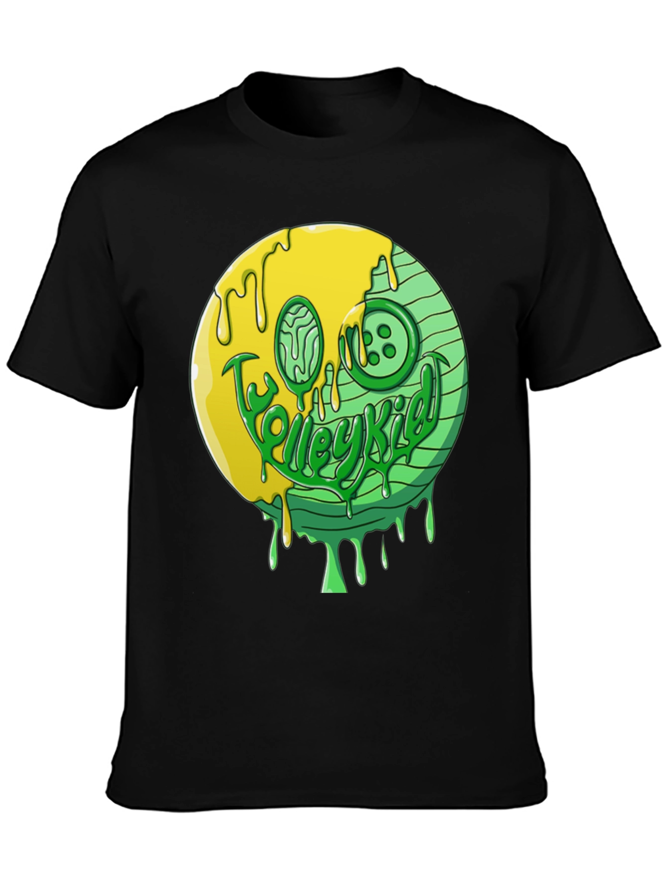 Melting Smiley Face Graphic Tee