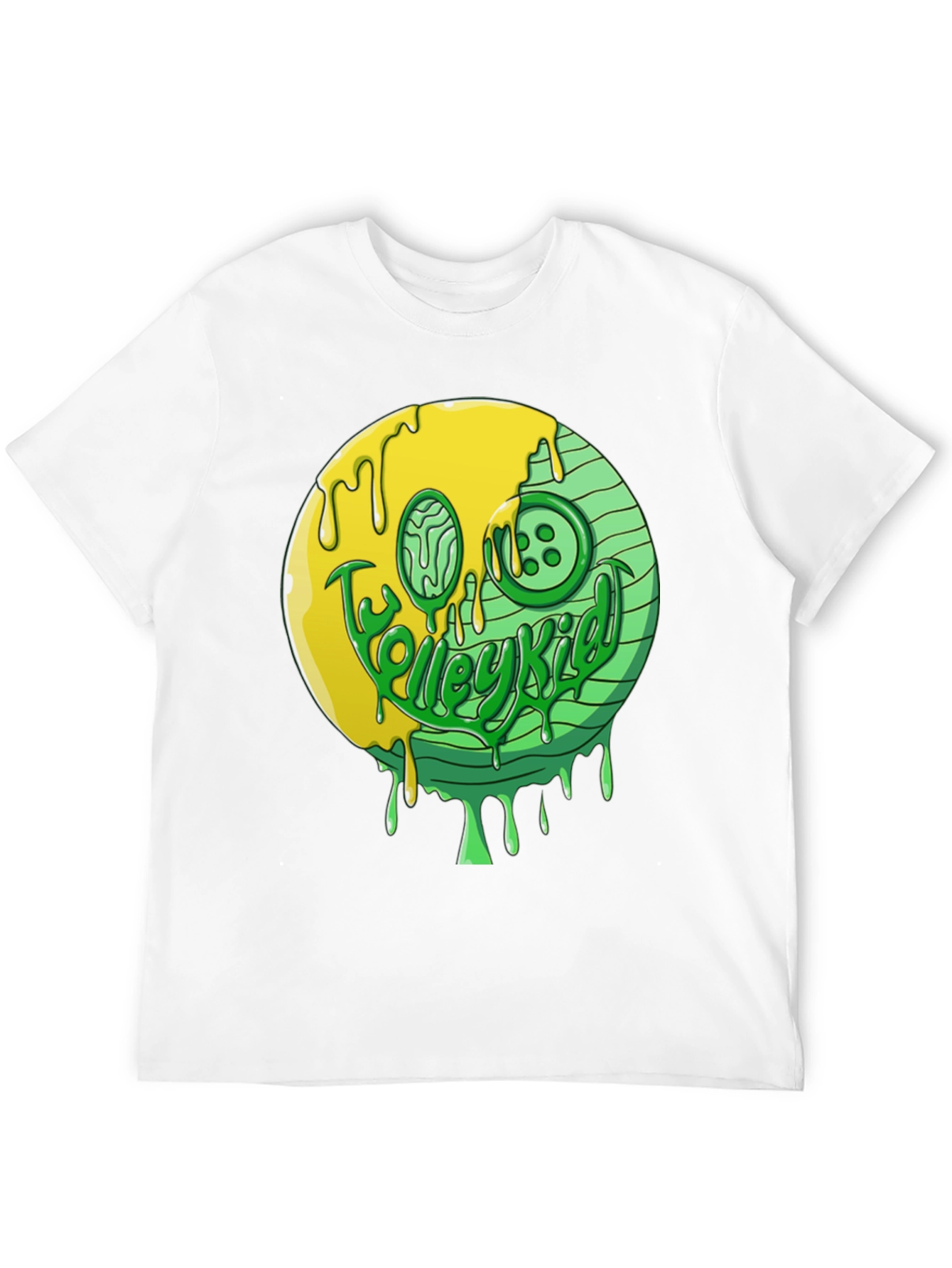Melting Smiley Face Graphic Tee