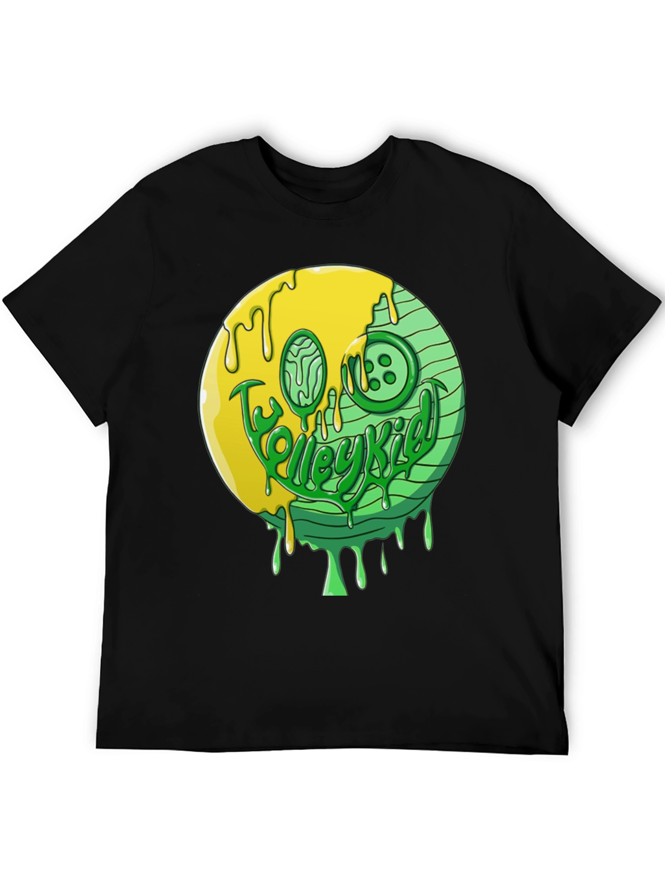 Melting Smiley Face Graphic Tee