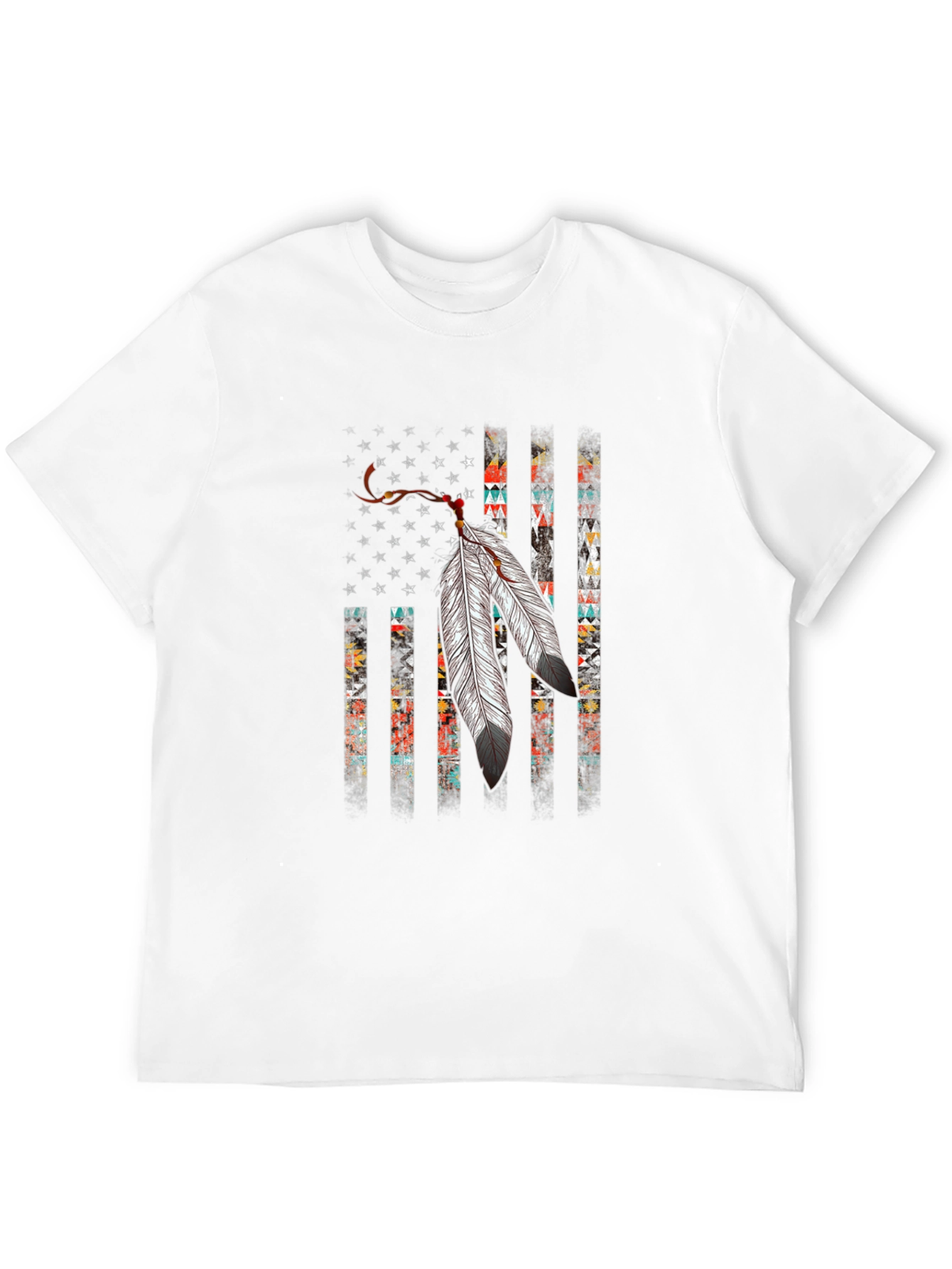 Native American Flag Graphic T-Shirt