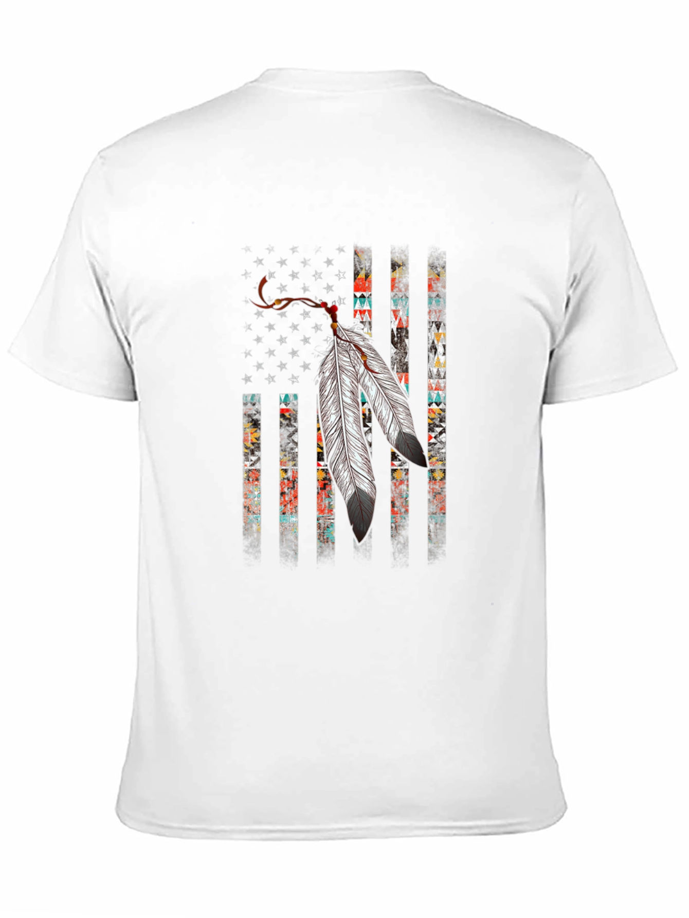 Native American Flag Graphic T-Shirt