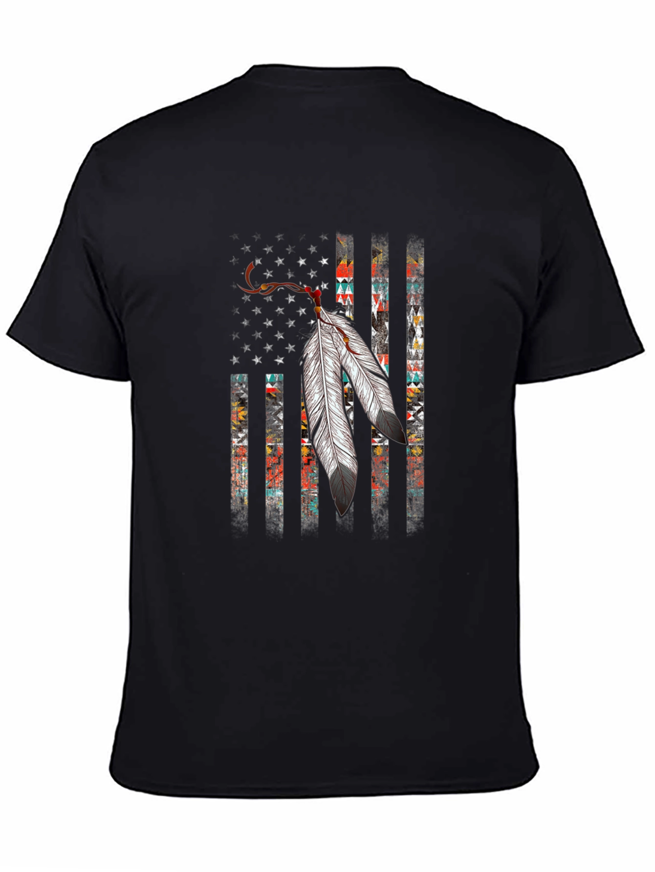 Native American Flag Graphic T-Shirt