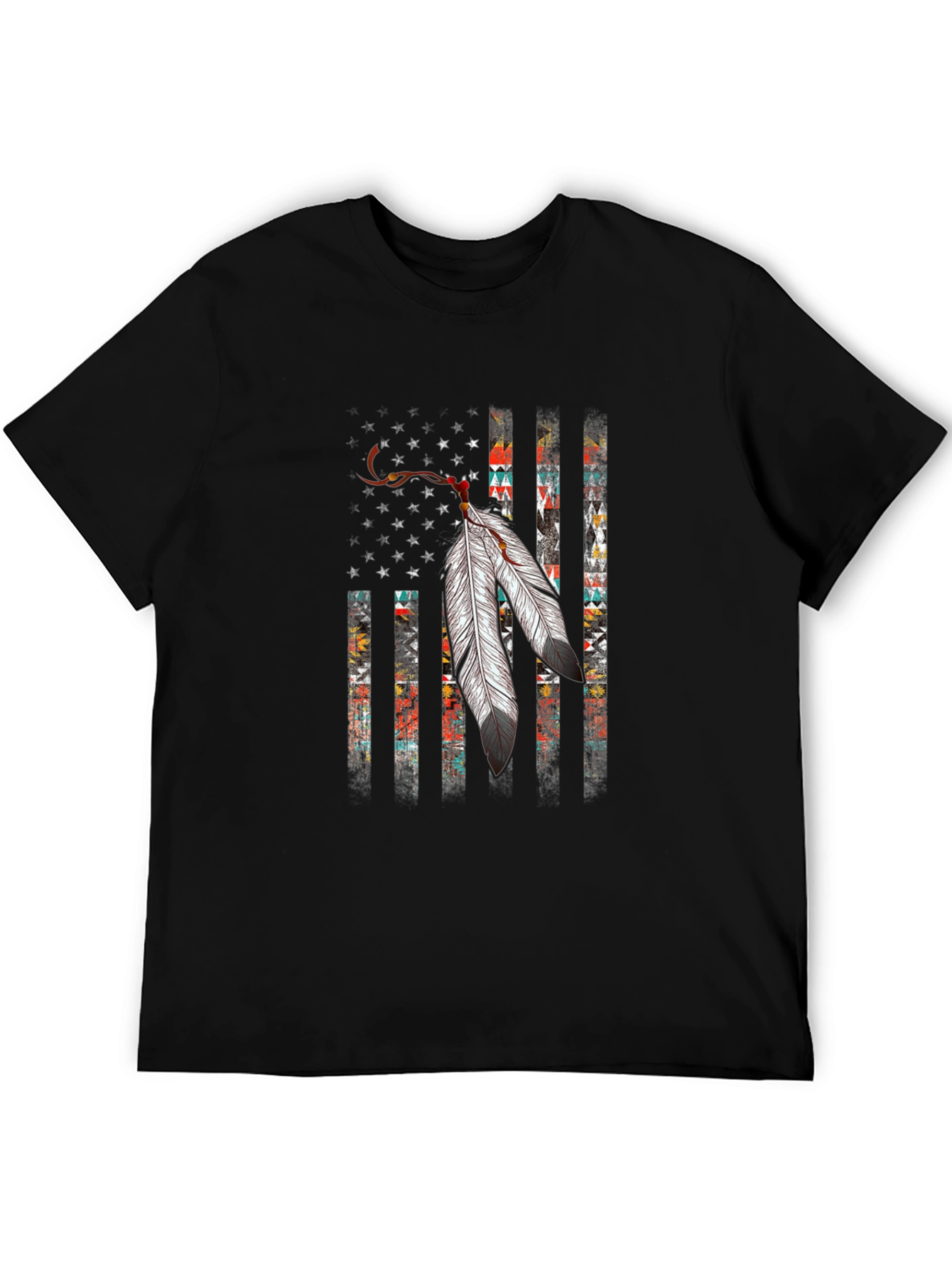 Native American Flag Graphic T-Shirt