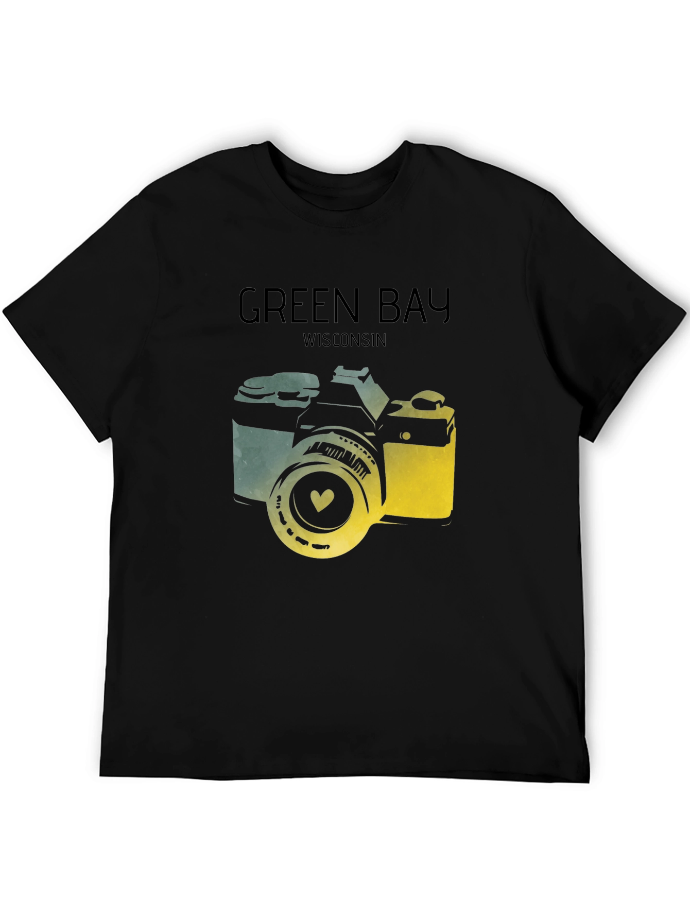 Green Bay Wisconsin Camera Graphic Tee