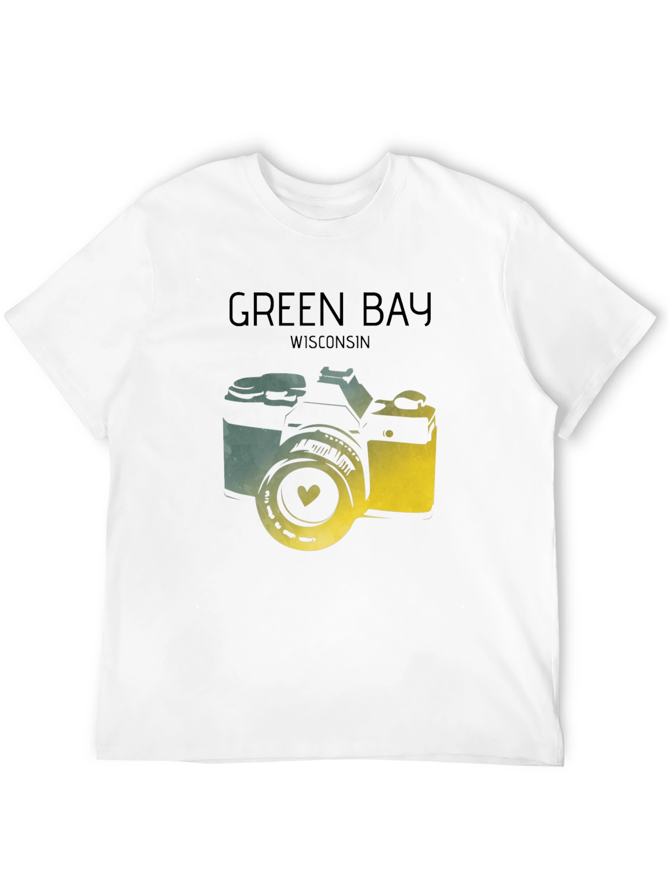 Green Bay Wisconsin Camera Graphic Tee