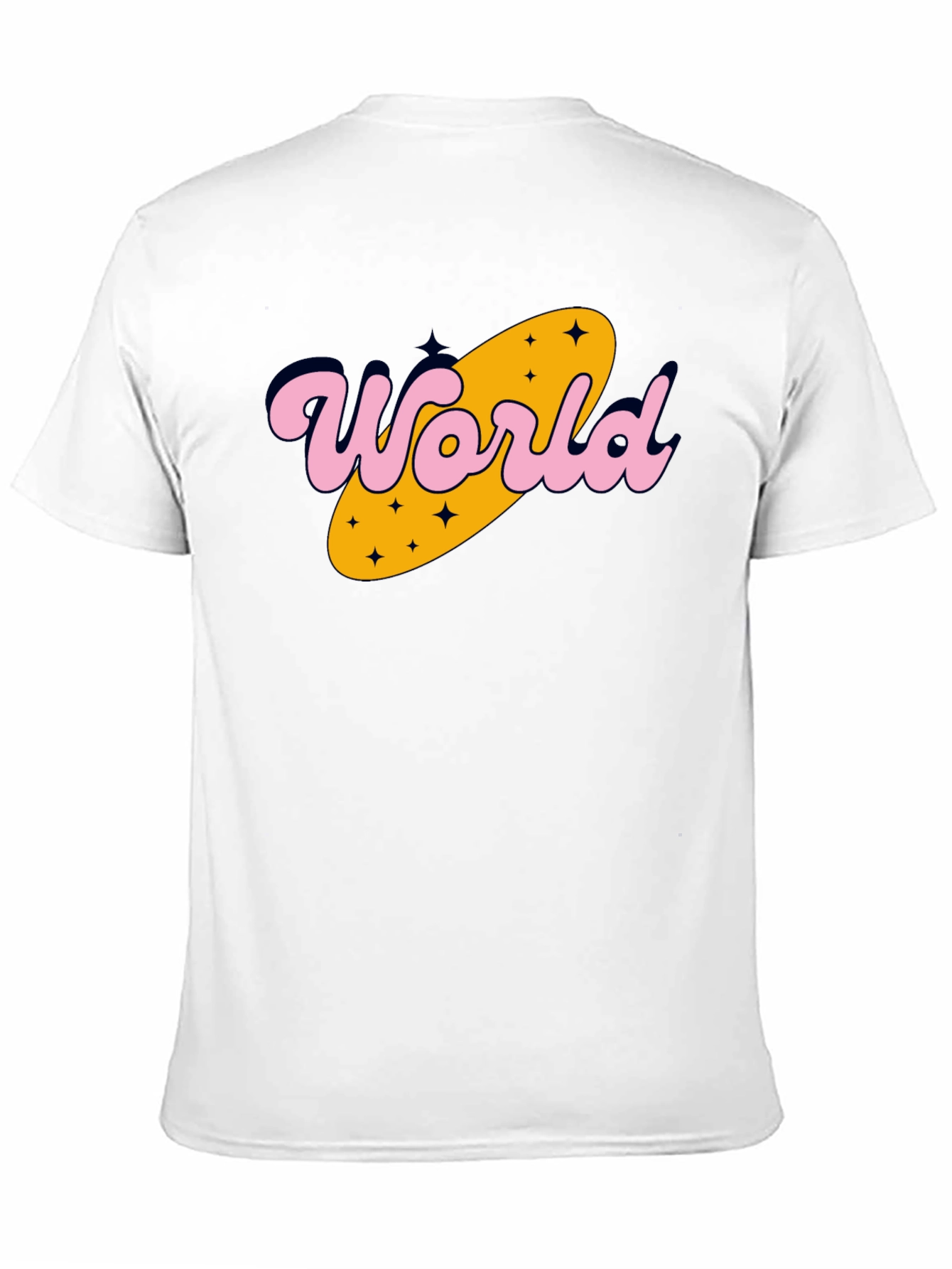 Retro World Graphic Tee - Black