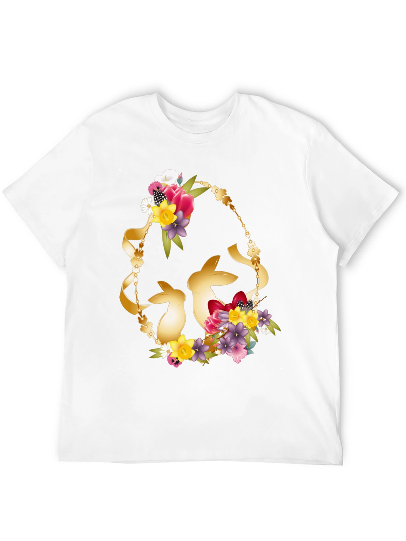 Floral Easter Bunny T-Shirt
