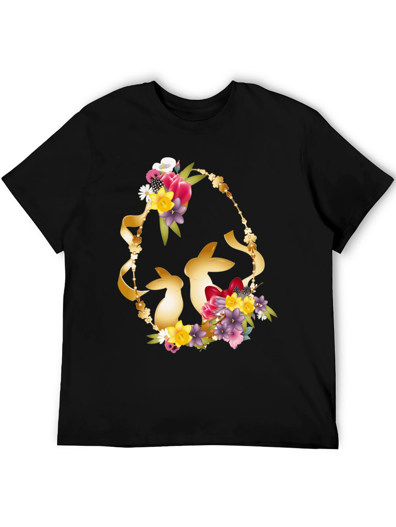 Floral Easter Bunny T-Shirt