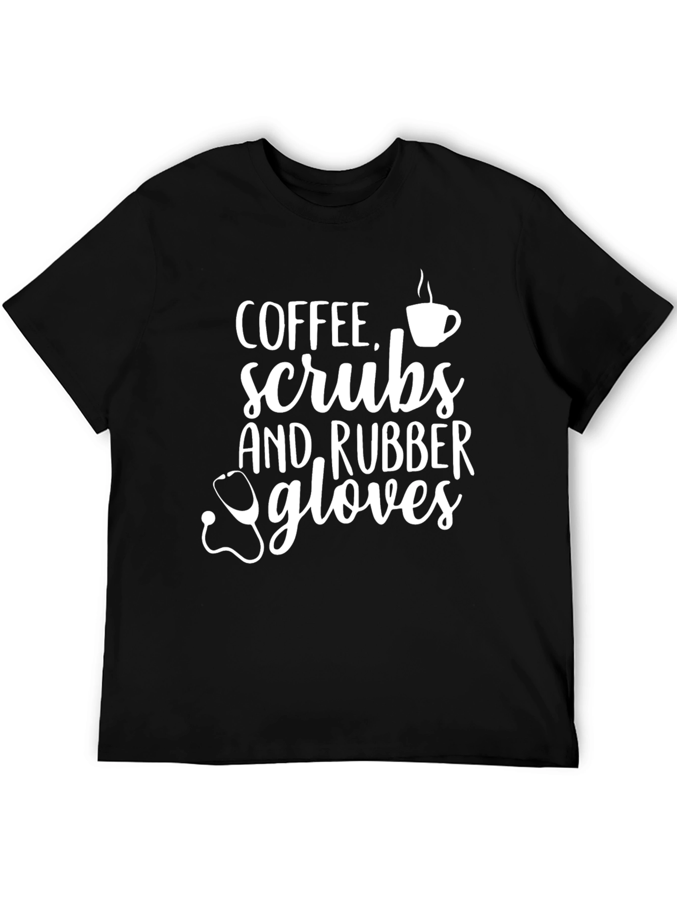 Coffee Scrubs & Rubber Gloves Graphic Tee