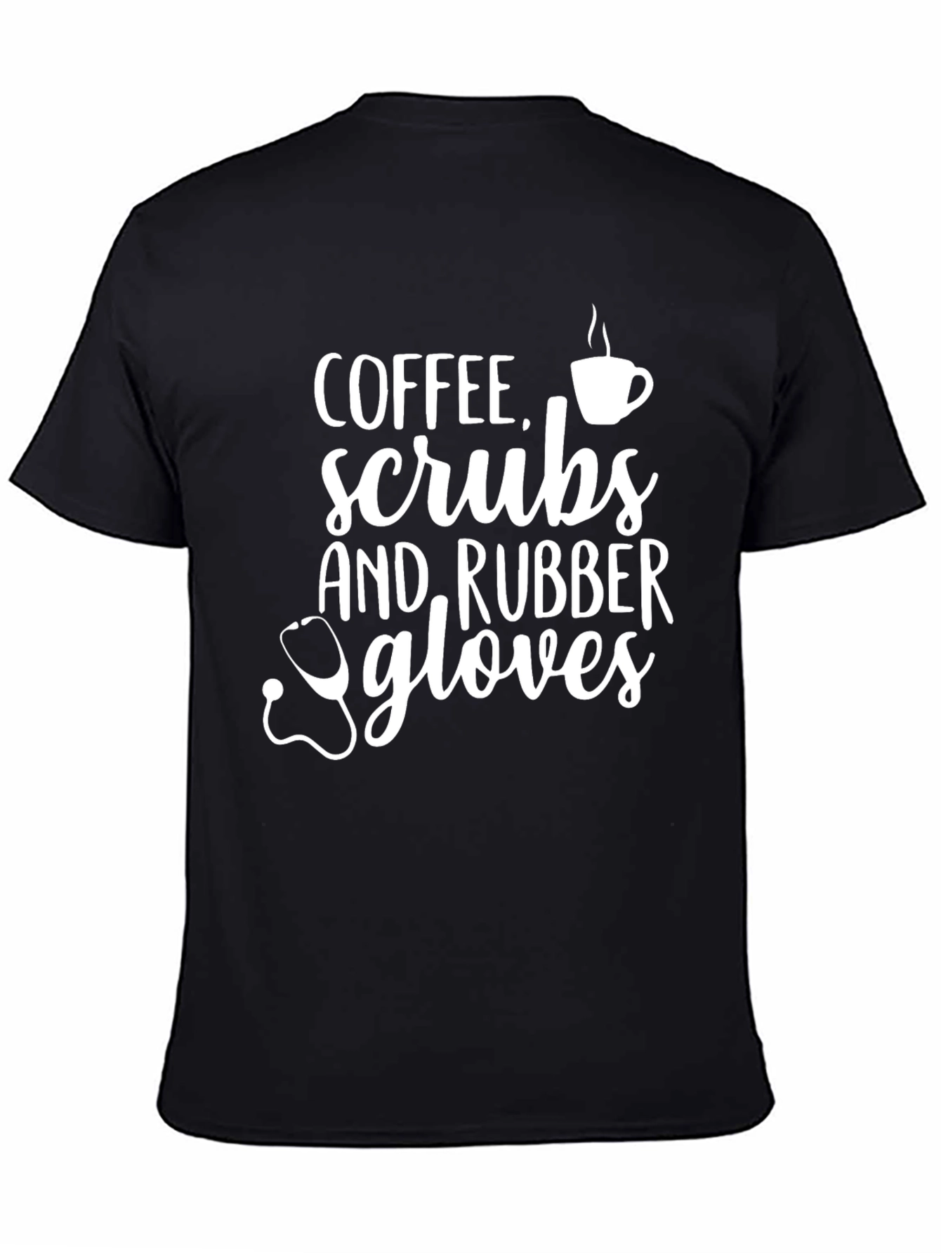 Coffee Scrubs & Rubber Gloves Graphic Tee