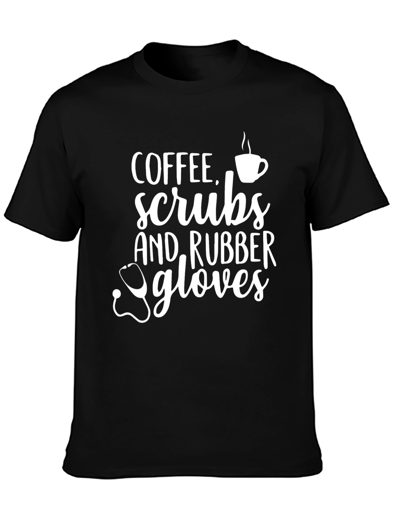Coffee Scrubs & Rubber Gloves Graphic Tee